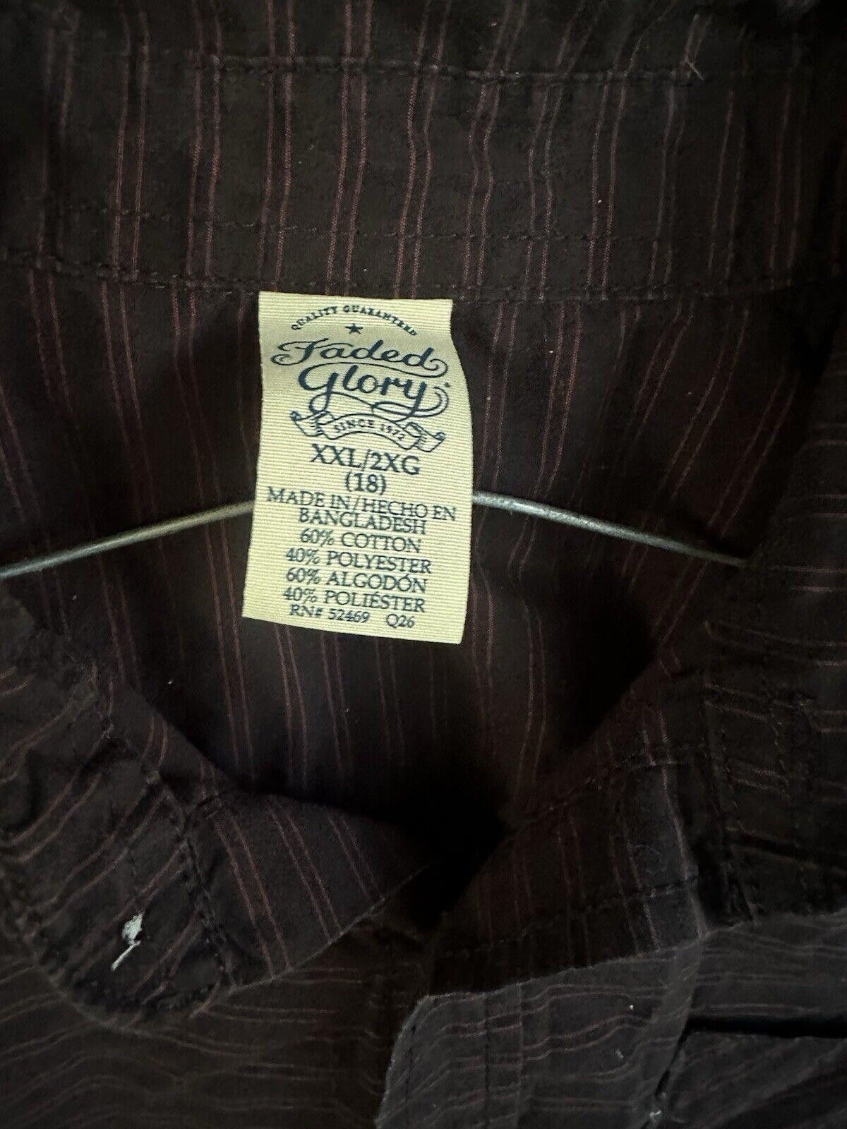 Faded Glory Boys Vintage Faded Glory Button Down XXL Size US XXL / EU 58 / 5 - 2 Thumbnail