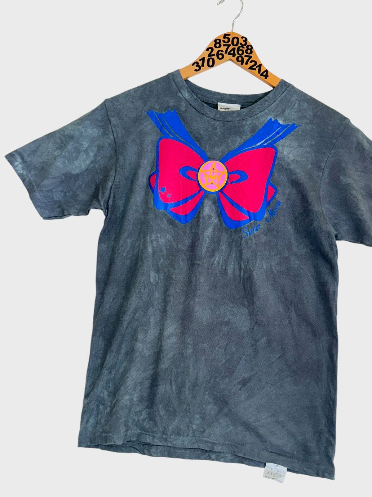 Anime × Vintage STEAL! Tye Dye Sailor Moon Butterfly Pretty Guardian Tee Size US XS / EU 42 / 0 - 8 Thumbnail