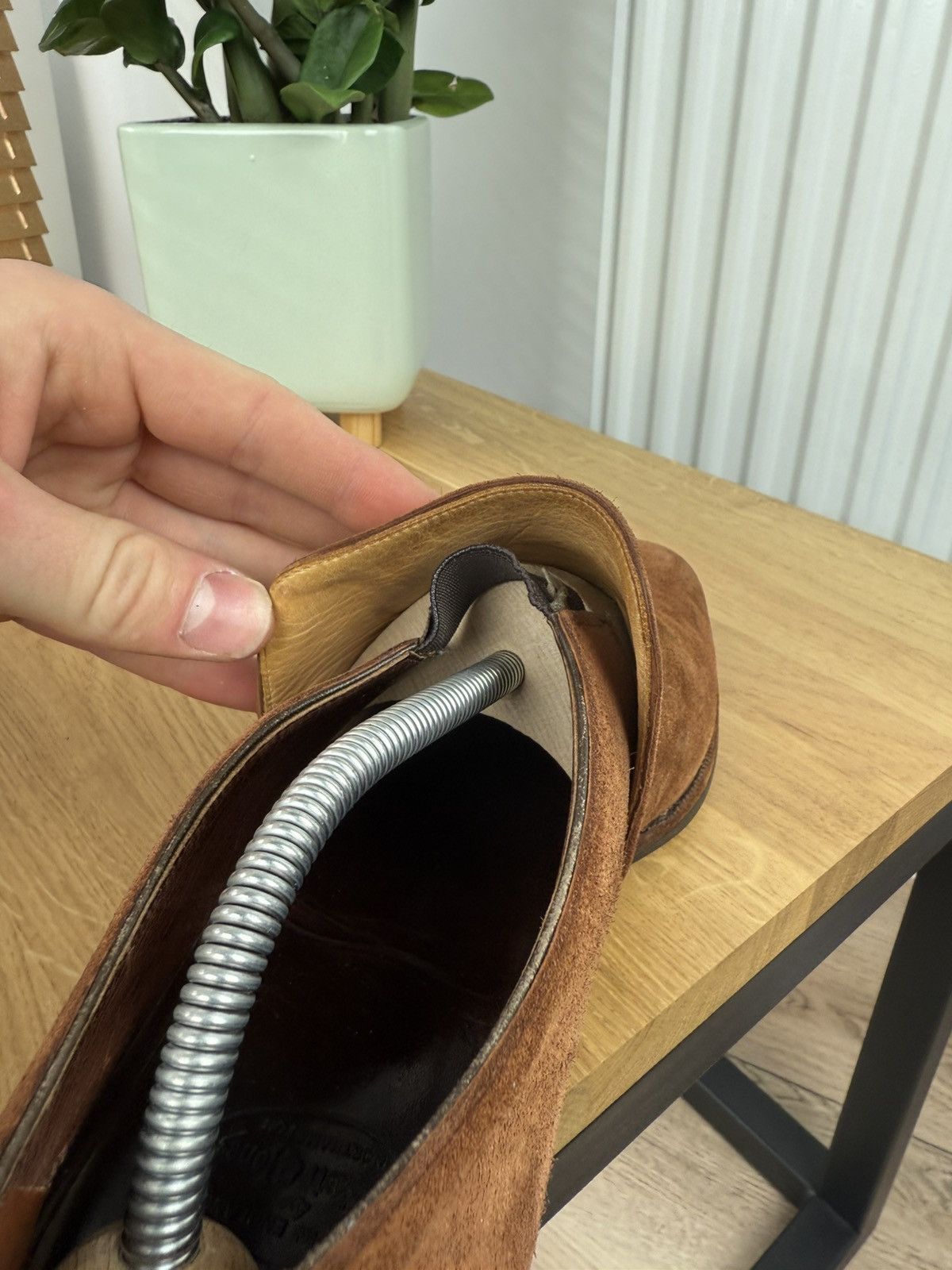 Crockett & Jones CROCKETT & JONES Loafers Brown Suede Leather Shoes Made in 🇬🇧 Size US 10 / EU 43 - 19 Thumbnail