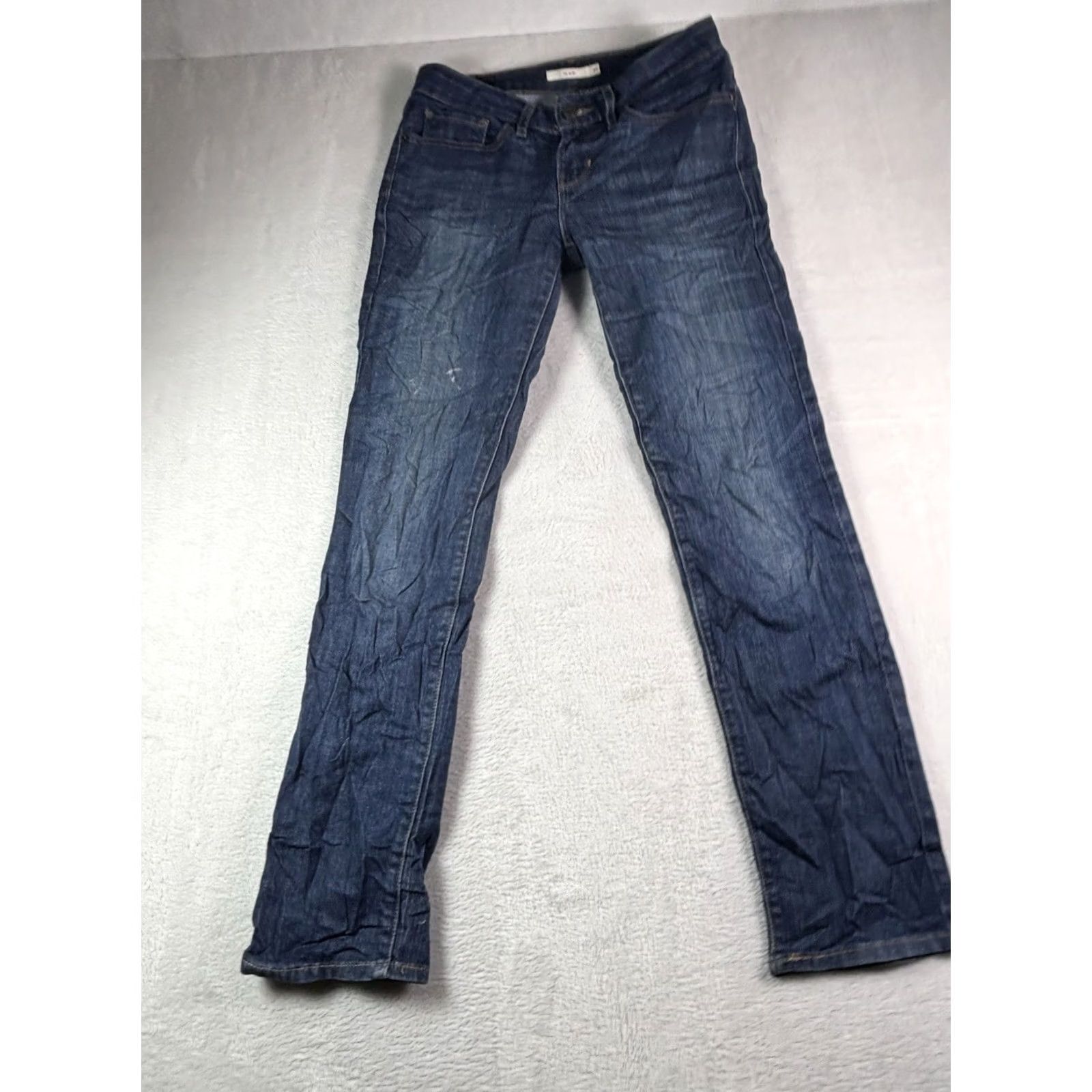 Levi's Levi'S 712 Womens Jeans - Size 27 Blue Mid-Rise Slim Straight Denim - 700 Series - Size 27" / US 4 / IT 40 - 2 Thumbnail