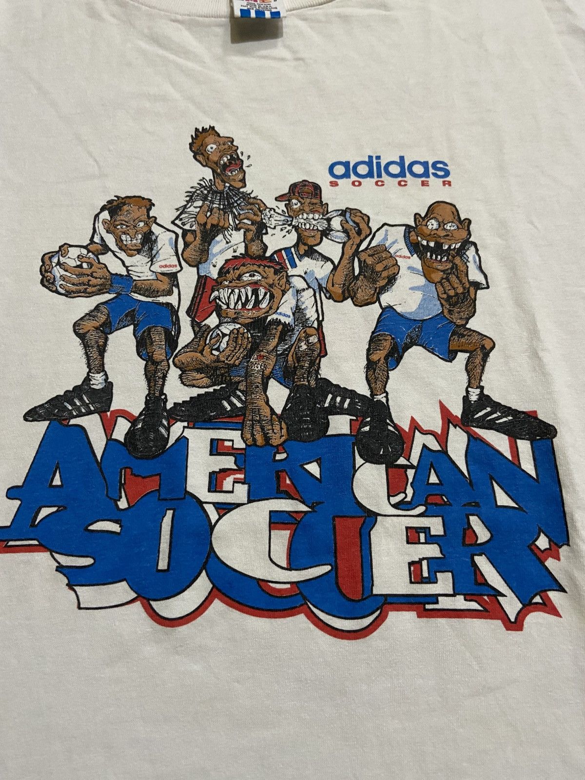 Adidas × Vintage Vintage Adidas Soccer Size US L / EU 52-54 / 3 - 4 Thumbnail
