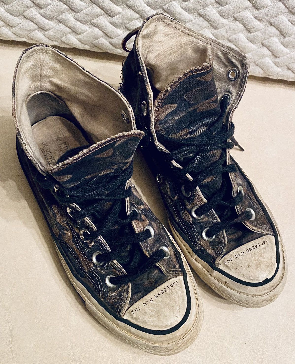 Converse × Undercover Distressed Converse x Undercover Jun Takahashi Chuck 70 Wm 6 Size US 6 / IT 36 - 10 Thumbnail