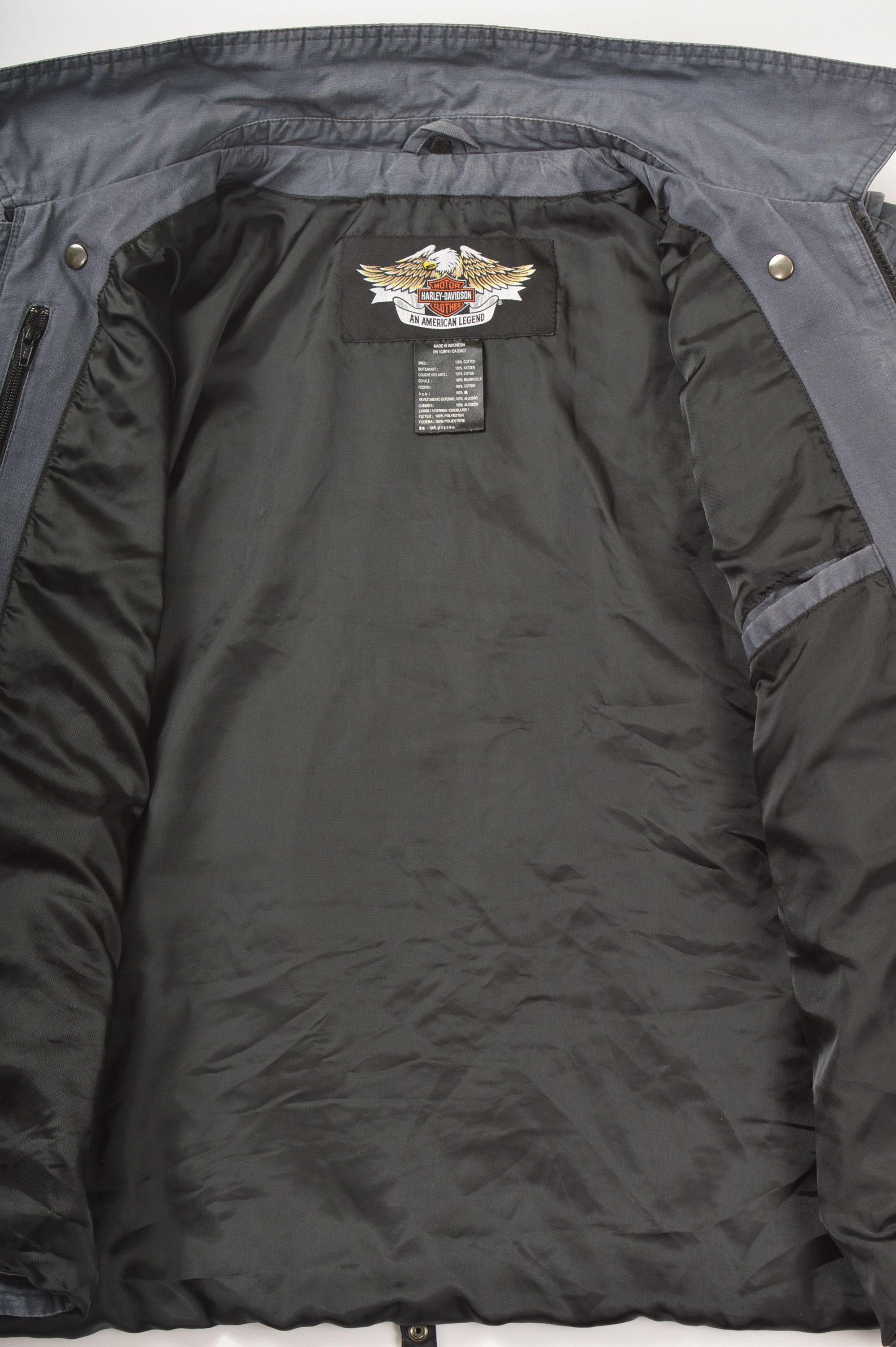 Harley Davidson Harley Davidson Vintage Big Back Logo Jacket Size US XXL / EU 58 / 5 - 4 Thumbnail