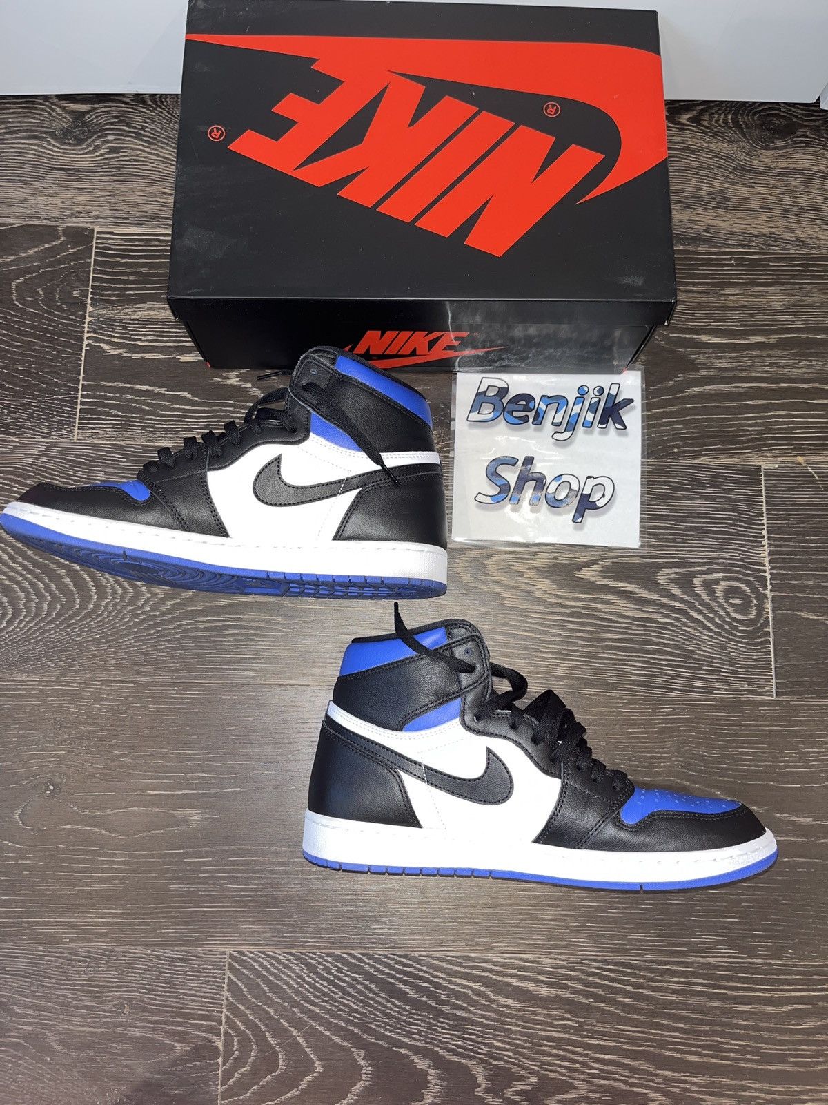 Jordan Brand Jordan 1 Retro High Royal Toe Size US 12 / EU 45 - 3 Thumbnail