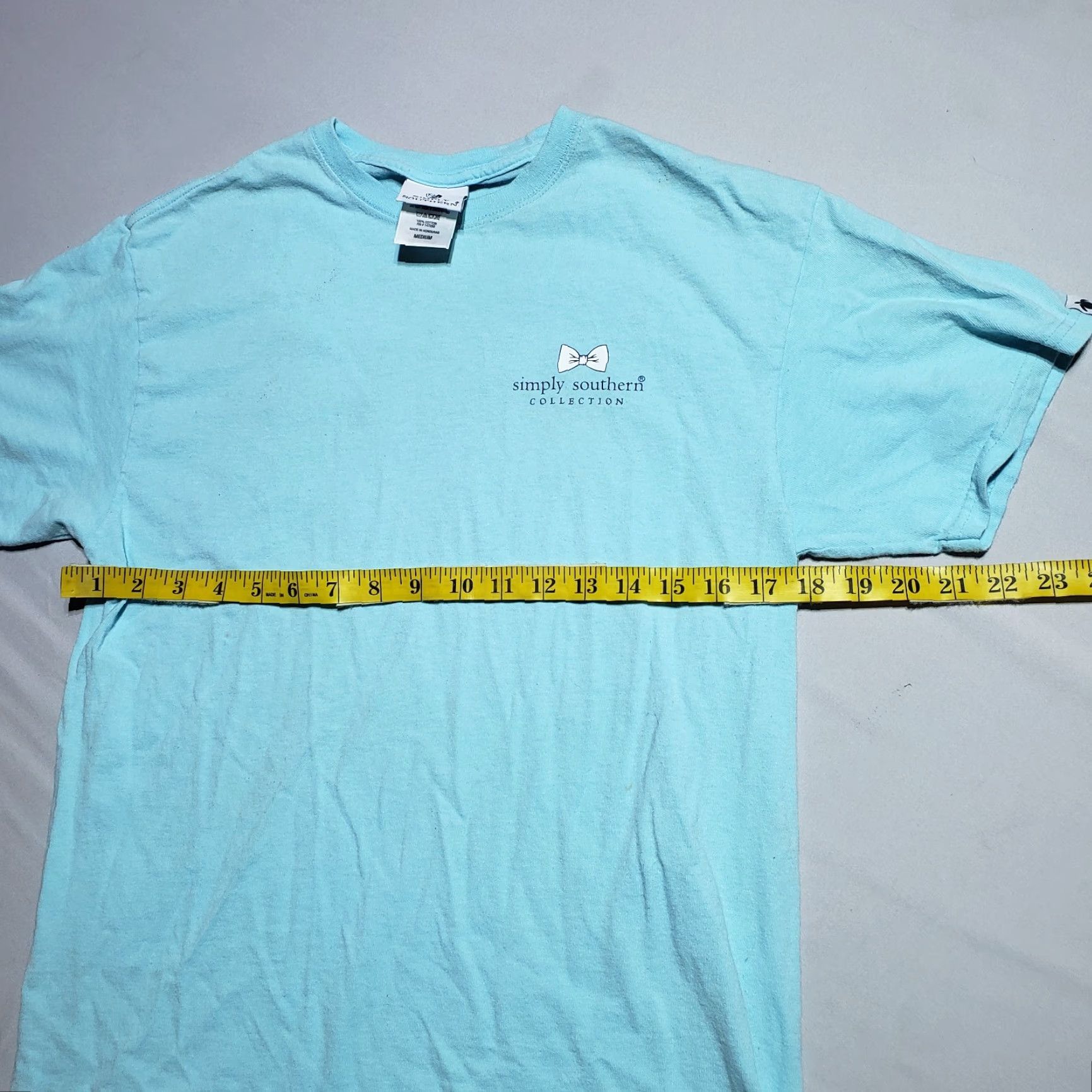 Vintage Simply Southern Shirt Blue Teal "Live What You Love" Graphic Tee Womens M Medium Size M / US 6-8 / IT 42-44 - 4 Thumbnail