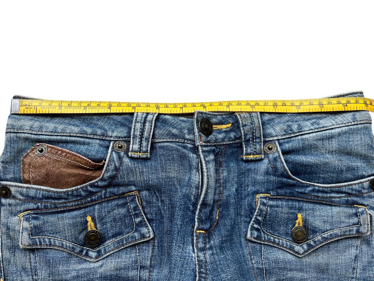 Japanese Brand Flare Japan Multipocket Boot Cut Bondage Stretch Jeans 30x31 Size 30" / US 8 / IT 44 - 12 Thumbnail