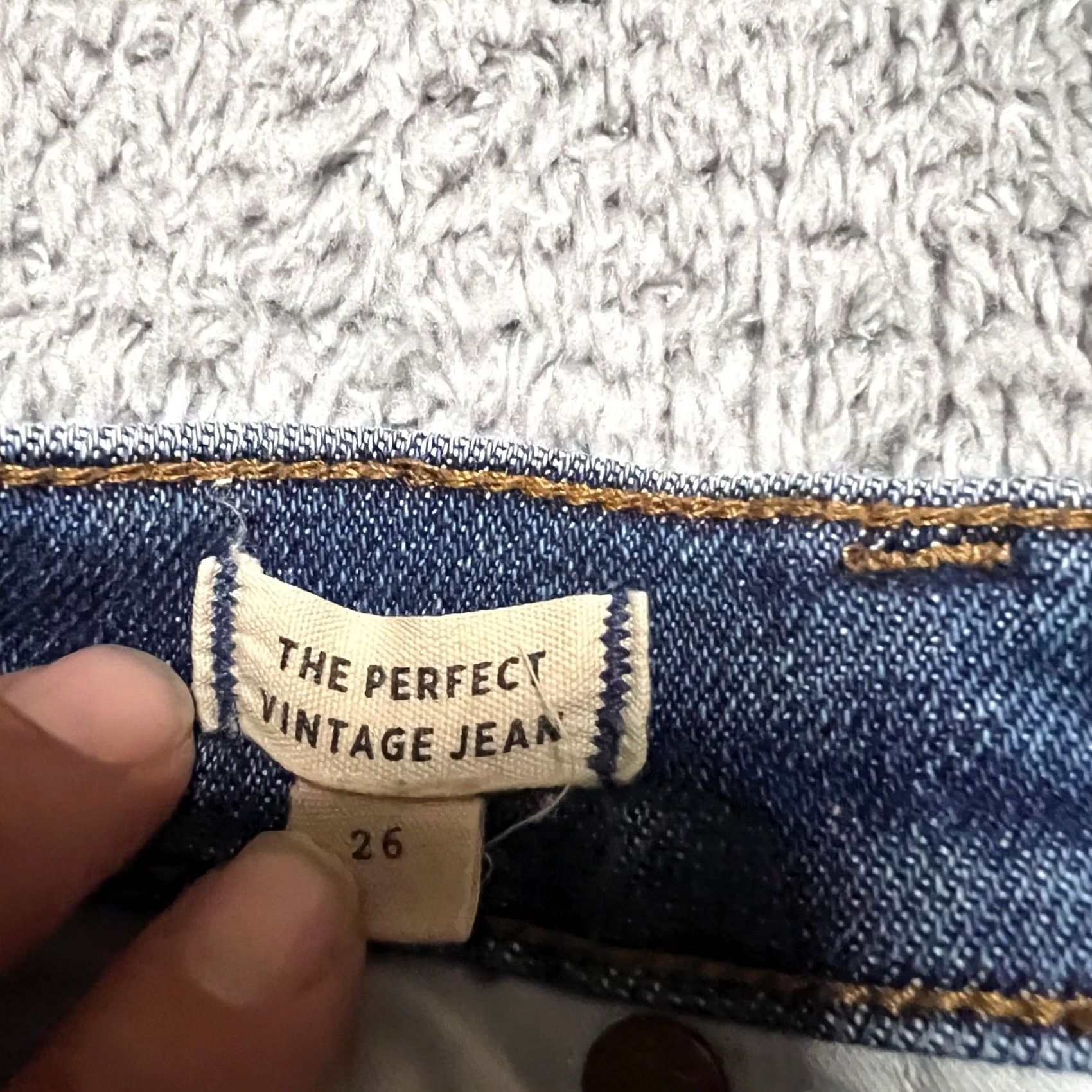 Madewell Madewell Jeans Womens 26 Perfect Vintage Blue Denim Pants High Rise Womens Size 26" / US 2 / IT 38 - 5 Thumbnail