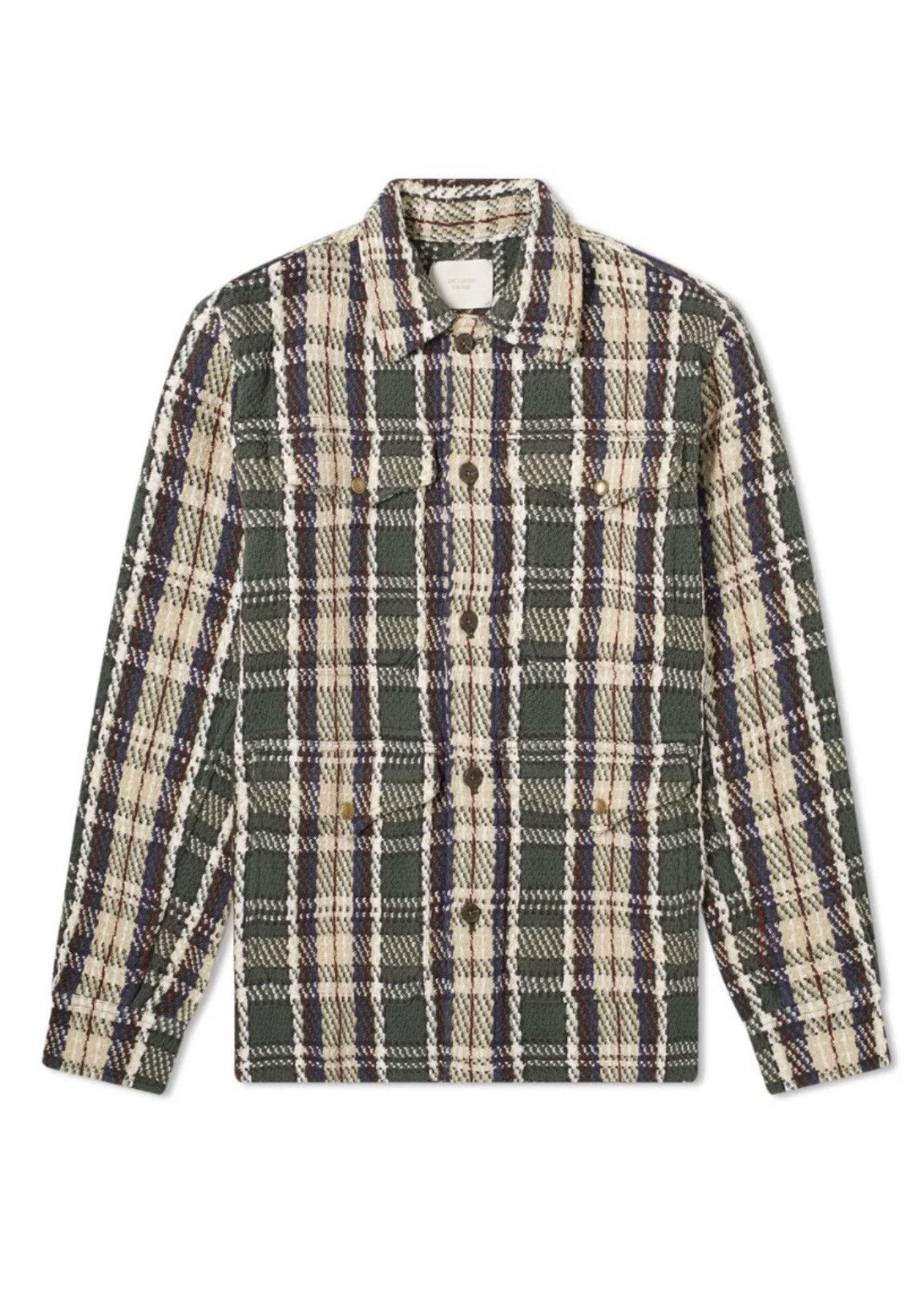 Aime Leon Dore Aime Leon Dore Plaid Overshirt Rosin Combo Size US XL / EU 56 / 4 - 10 Thumbnail