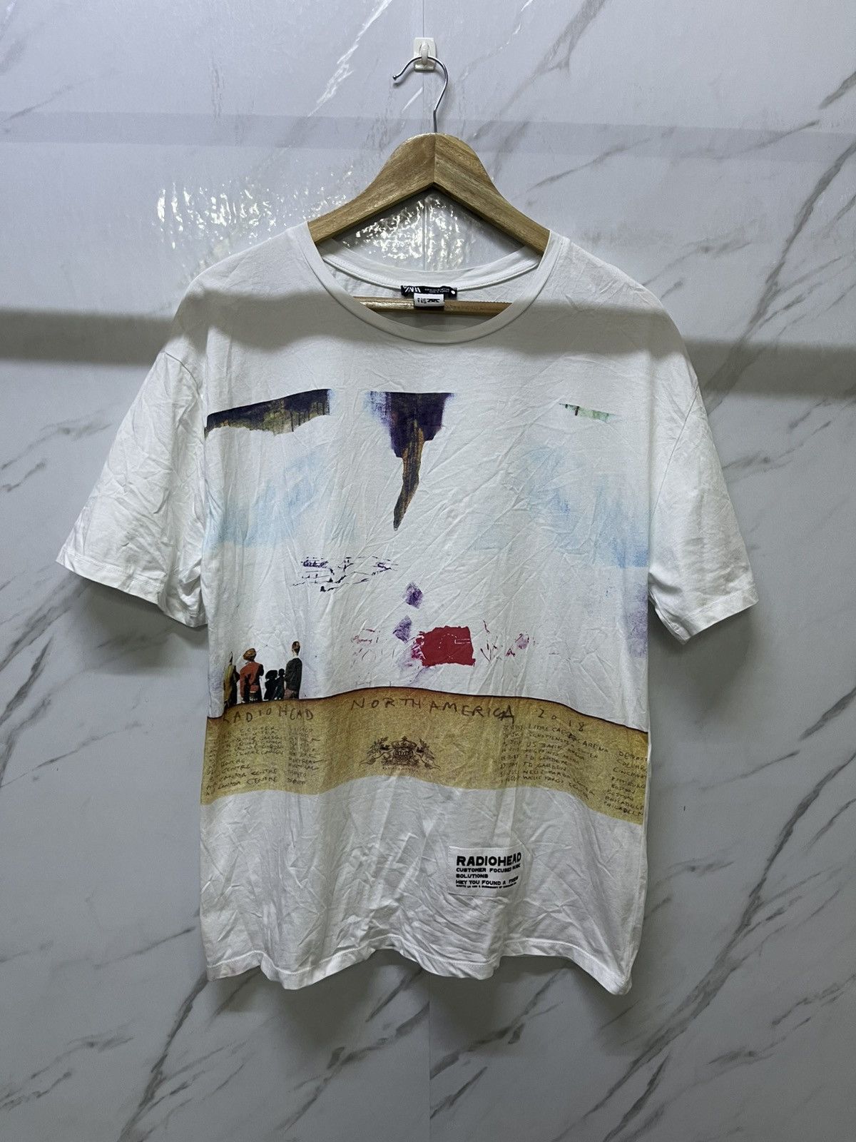 Band Tees Band Tees x Zara Radiohead North America T-shirt Size US M / EU 48-50 / 2 - 1 Thumbnail