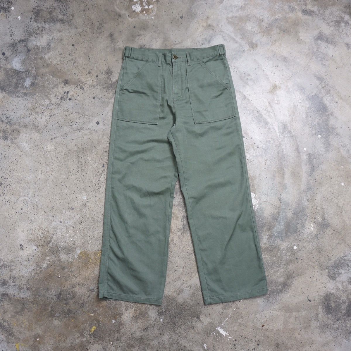 image of Military x Stan Ray OG 107 Fatigue Pant in Olive, Men's (Size 30)