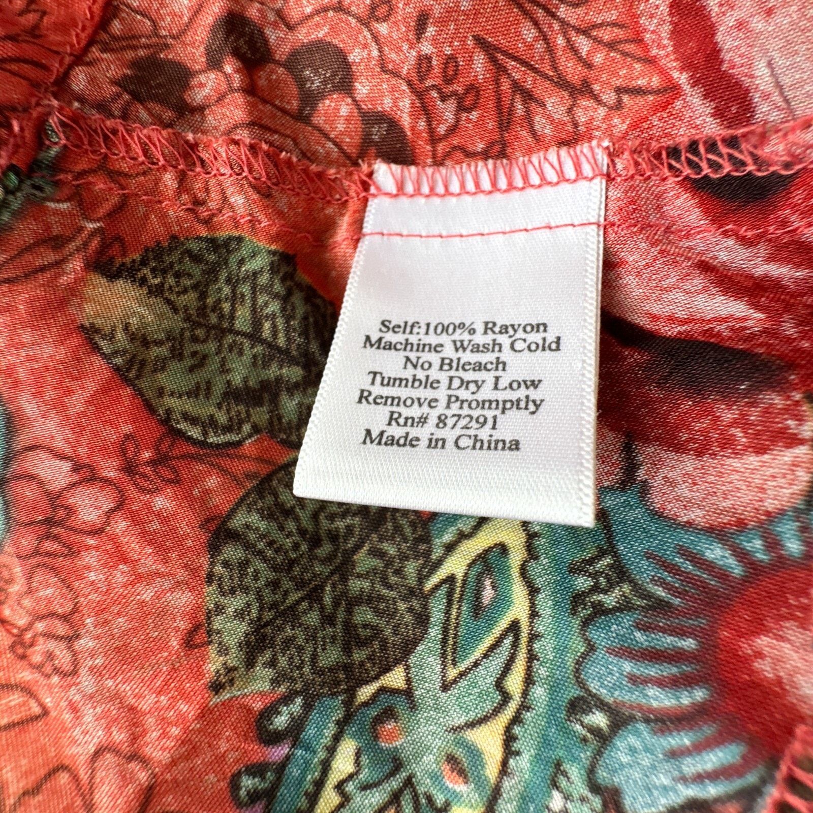 Johnny Was JOHNNY WAS Red Brown Paisley Top XS Front Pockets Bohemian Size XS / US 0-2 / IT 36-38 - 6 Thumbnail