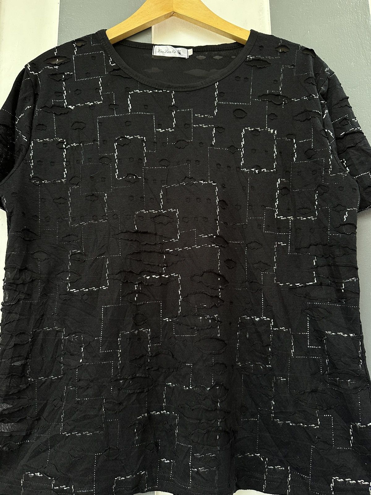 KMRii Sick Distressed Y2K Luo Lan Na Kmrii Style Shirt Size US M / EU 48-50 / 2 - 2 Thumbnail