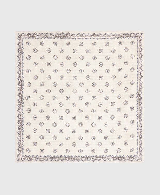 Brunello Cucinelli Silk pocket square Size ONE SIZE - 1 Thumbnail