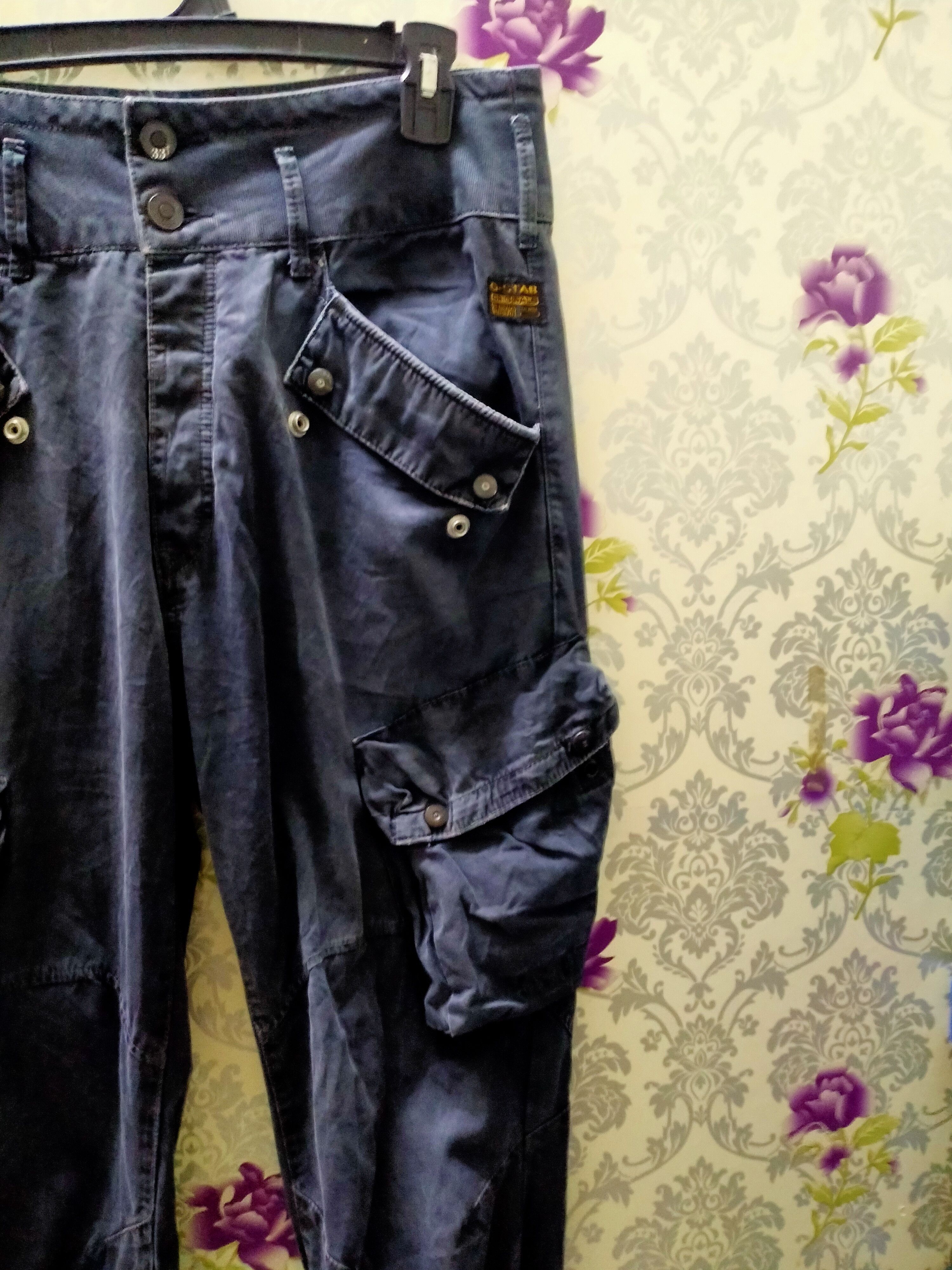G-Star G start raw denim cargo multi pocket Size US 33 - 4 Thumbnail