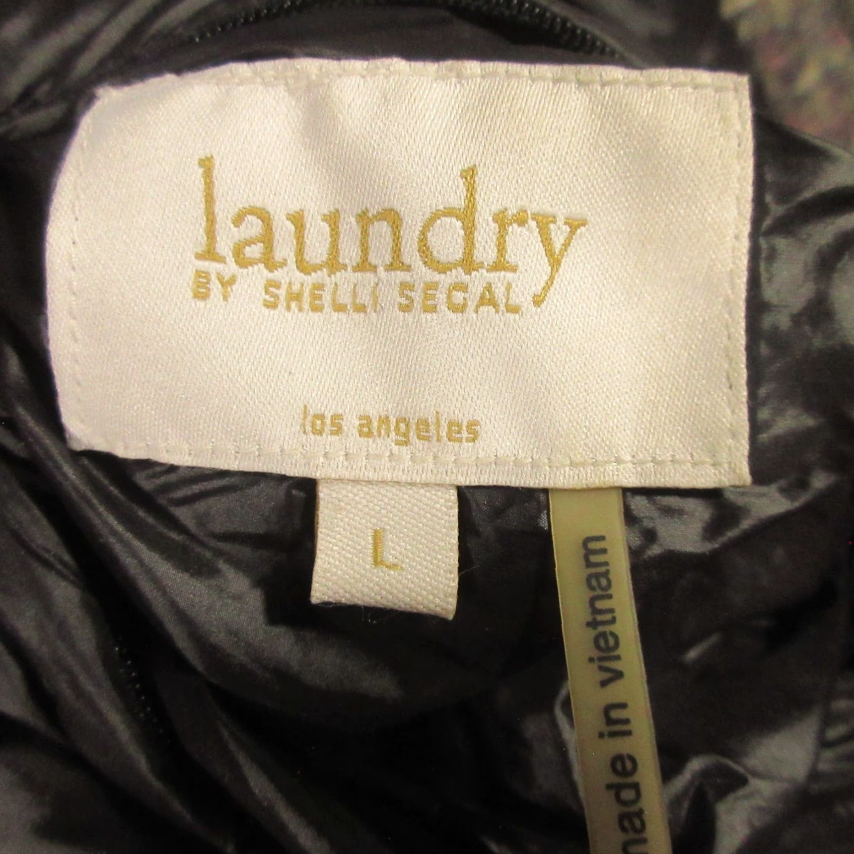 Laundry by Shelli Segal Laundry by Shelli Segal Down Puffer Jacket Parka L Women Reversible Black Purple Long Sleeve Zip Size L / US 10 / IT 46 - 4 Thumbnail