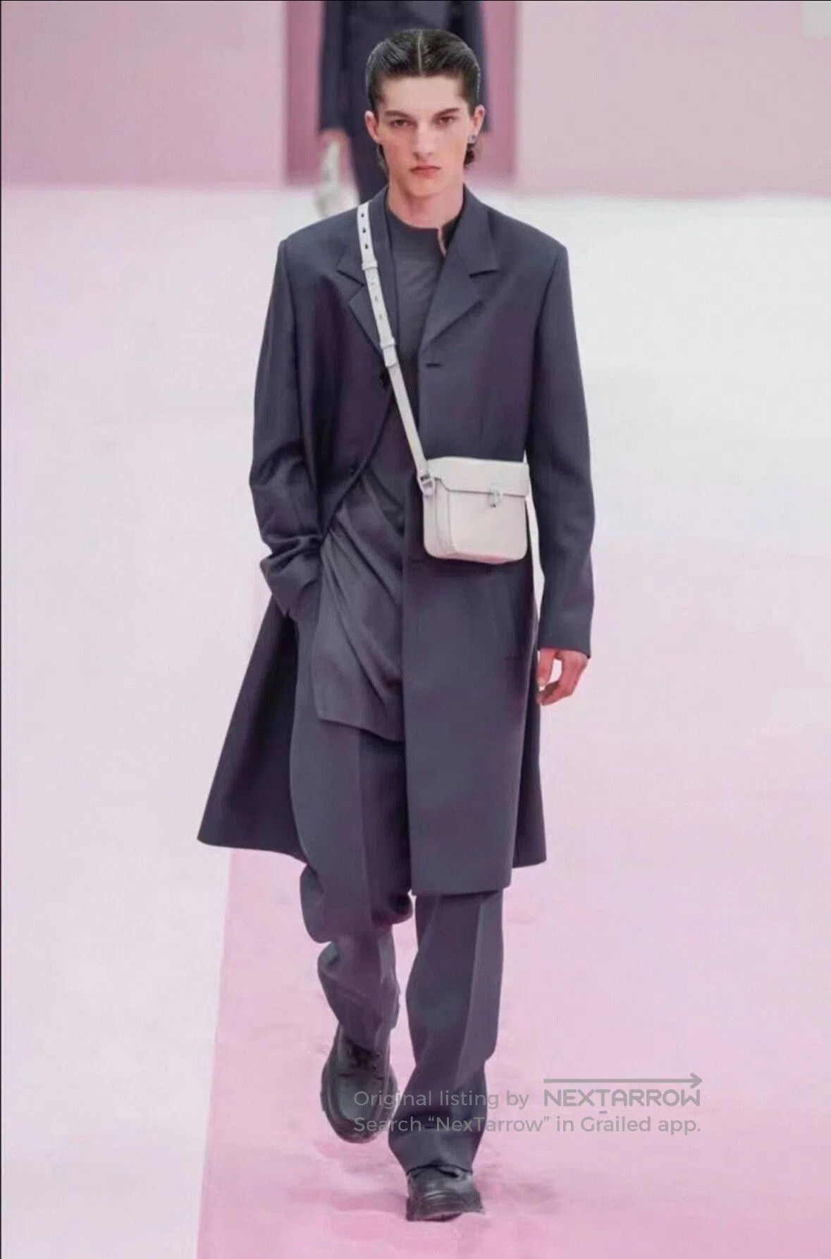 Dior dior wool coat in hazy blue. Size US L / EU 52-54 / 3 - 9 Thumbnail