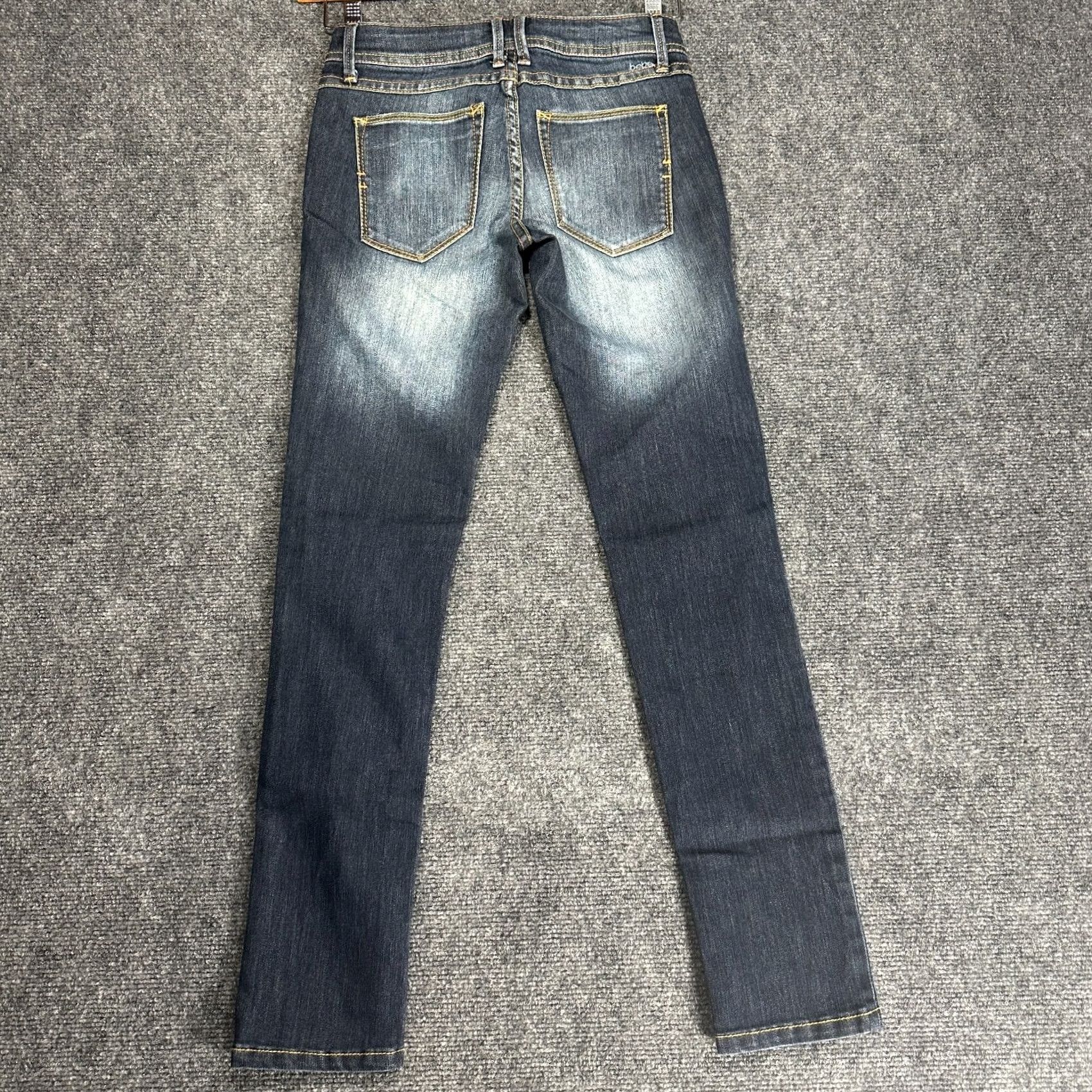 Bebe bebe Jeans Womens 25 Skinny Medium Wash Cotton Blend Pockets Denim 5-Pocket Size 42" / US 20 - 6 Thumbnail