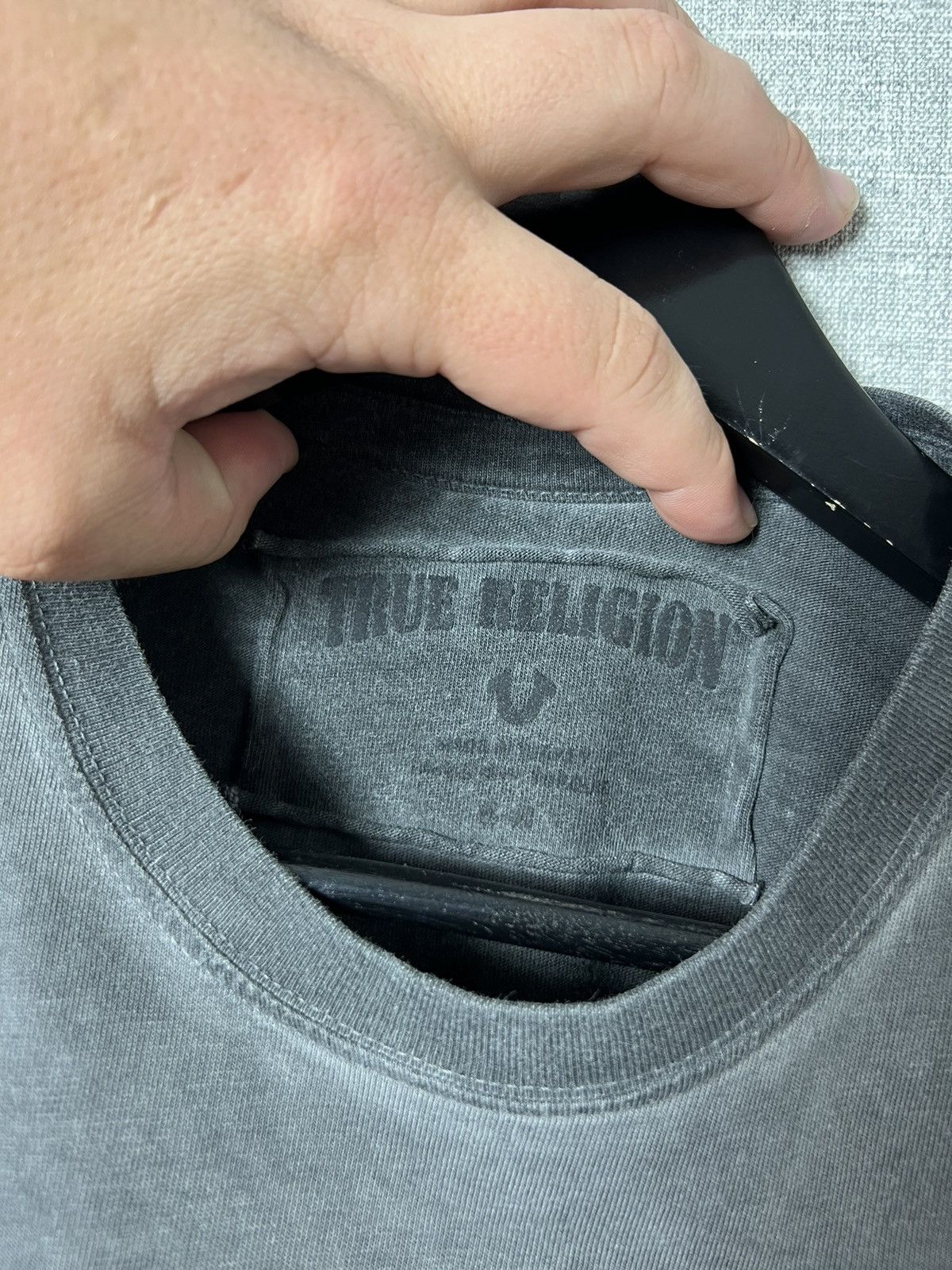 True Religion True Religion Skull 💀 Big Logo Garment Died Tee Size US M / EU 48-50 / 2 - 8 Thumbnail