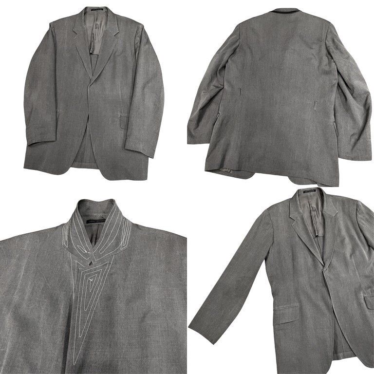 Yohji Yamamoto Yohji Yamamoto POUR HOMME 95SS Wool Gabardine Up Size US M / EU 48-50 / 2 - 5 Thumbnail