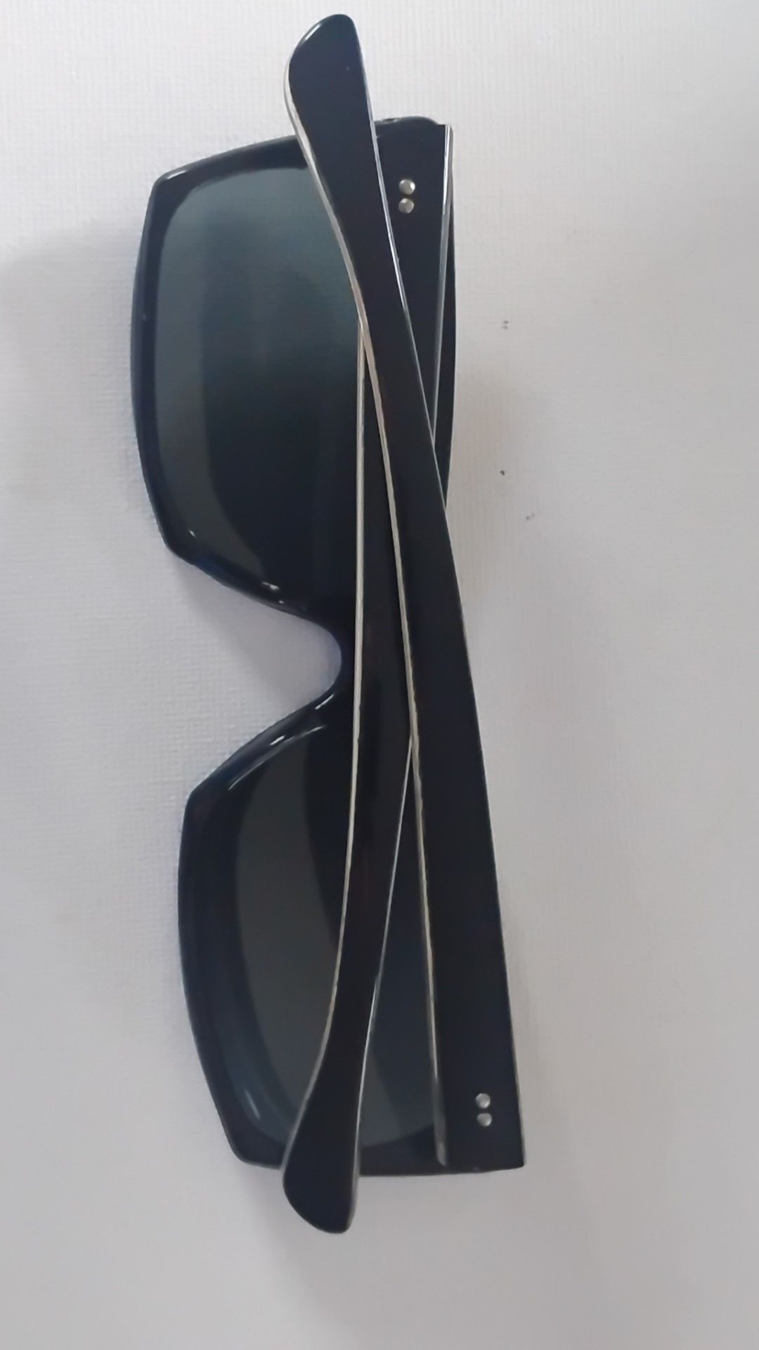 Vintage '68 MOD NOIR DOUX HOMME FAIT MAIN FRANCE Lunettes de Soleil Size ONE SIZE - 7 Thumbnail
