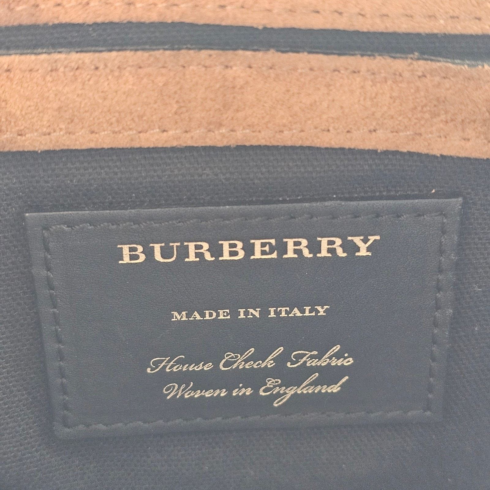 Burberry Small Macken House Check Leather Crossbody Bag in Black Size ONE SIZE - 6 Thumbnail