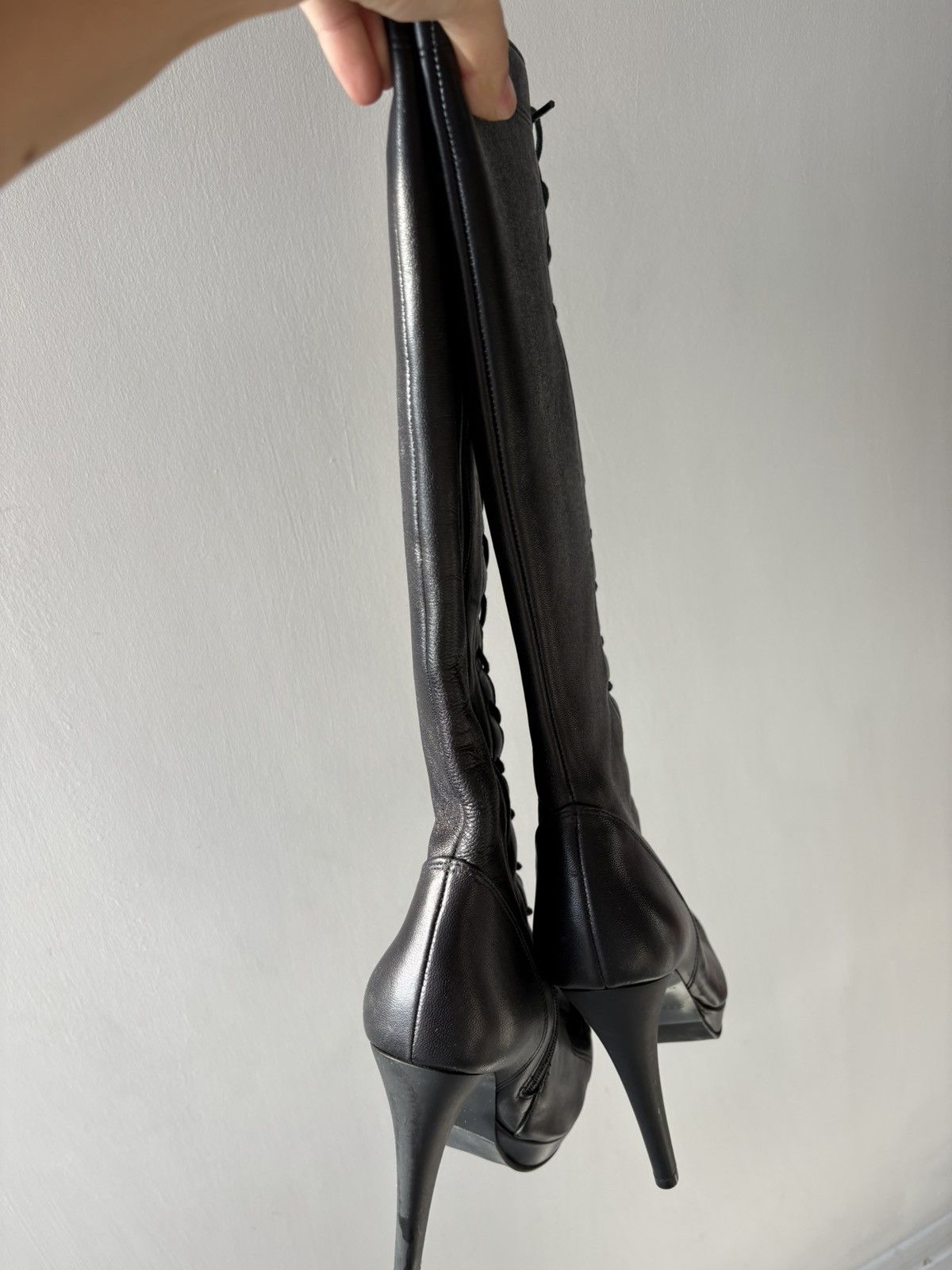 Vintage y2k leather boots Size US 9.5 / IT 39.5 - 18 Thumbnail