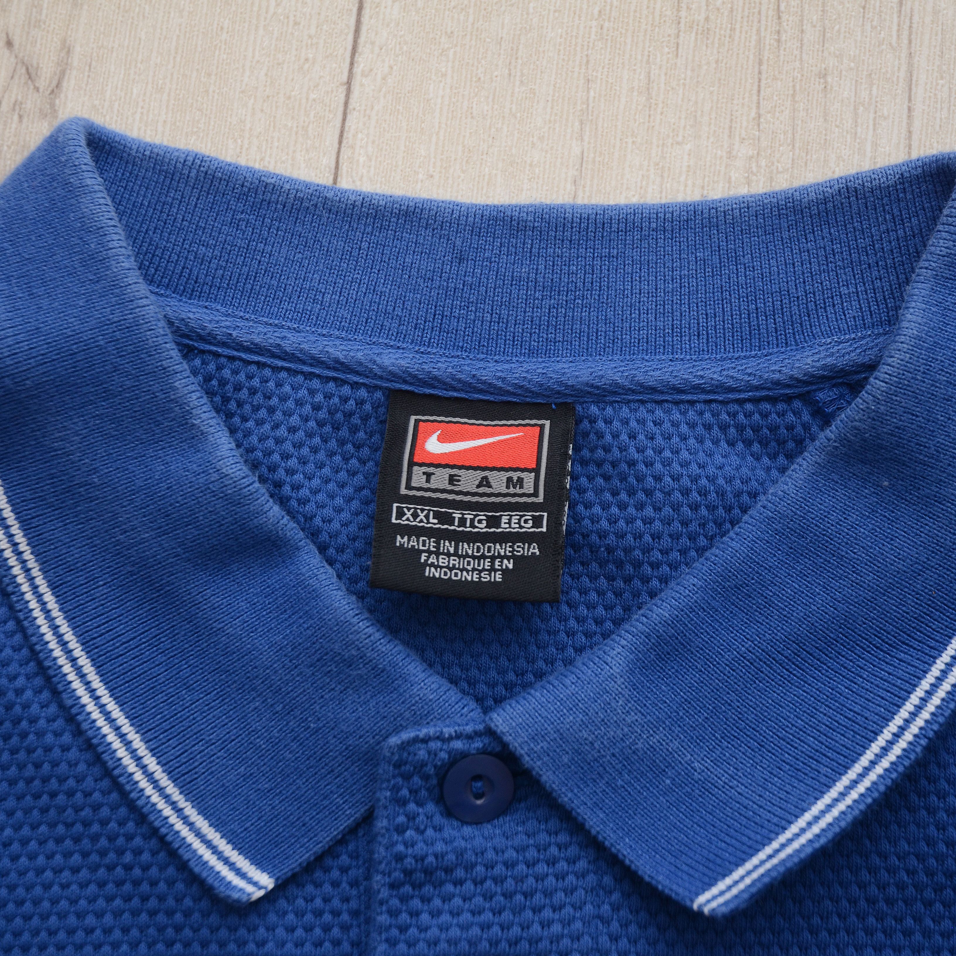Nike Vintage Nike Team Fit Dry Duke Blue Devils Polo Shirt Blue Size US XXL / EU 58 / 5 - 8 Thumbnail