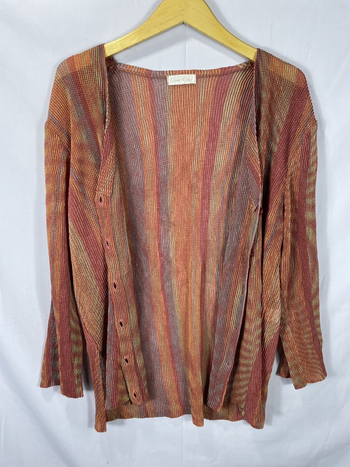 Issey Miyake × Japanese Brand × Vintage Vintage Queen Madam pleated like cardigan issey styled Size M / US 6-8 / IT 42-44 - 2 Thumbnail