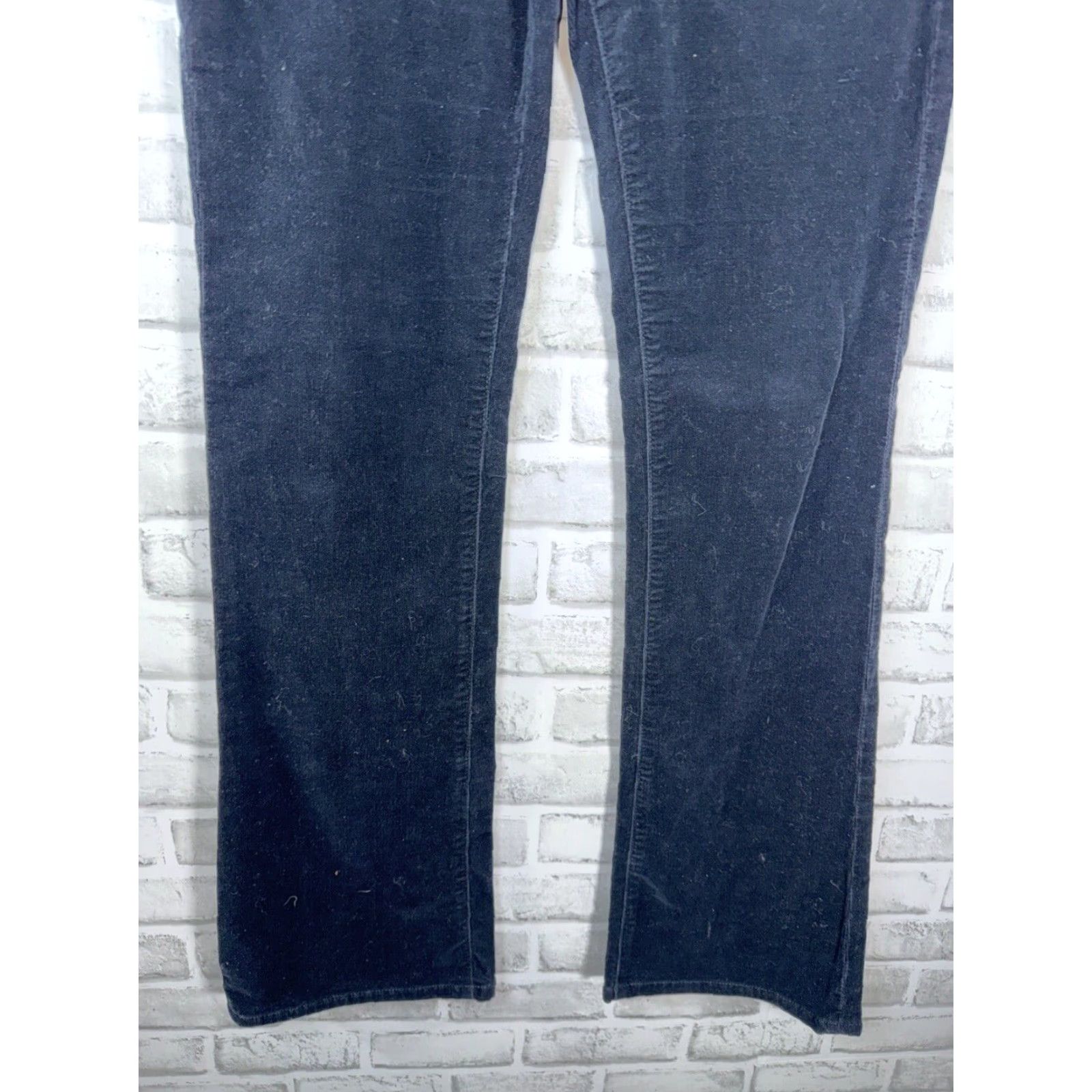 Vintage VINTAGE Adriano Goldschmied The Angel Black Corduroy Bootcut Pants Womens 27R Slim Low Rise 34in Inseam Black Boots? Size 27" / US 4 / IT 40 - 4 Thumbnail