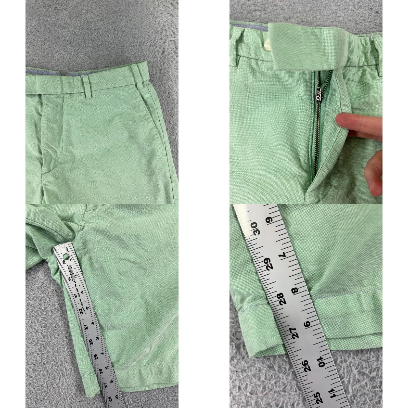 Polo Ralph Lauren Polo Ralph Lauren Shorts Men 32 Green 100% Cotton Woven Bermuda Casual Pants Adjustable Zip Flat Front Pocket Regular? Size US XS / EU 42 / 0 - 8 Thumbnail