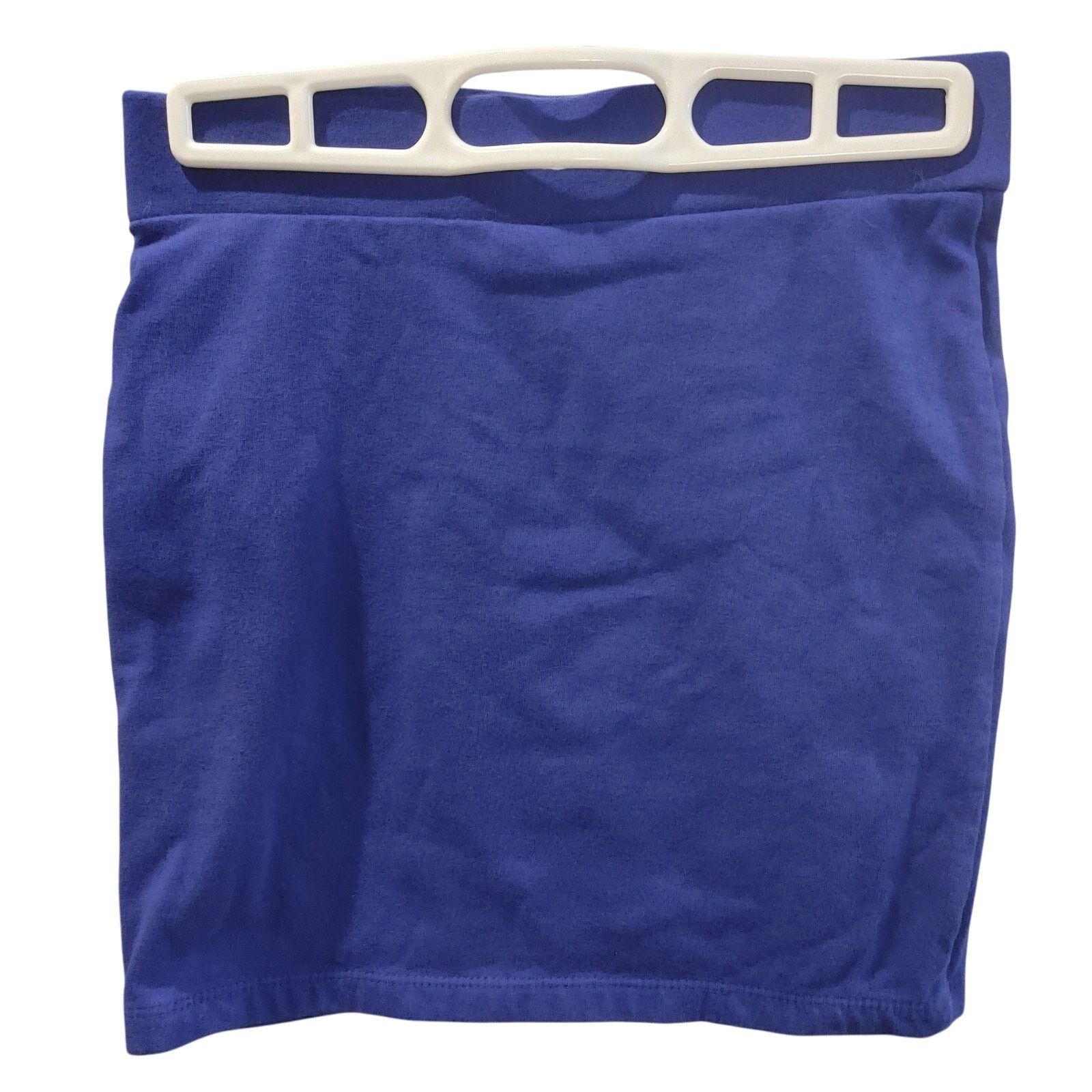 Forever 21 Forever 21 Womens S Navy Blue Short Cotton Pencil Mini Skirt Size 26" / US 2 / IT 38 - 2 Thumbnail