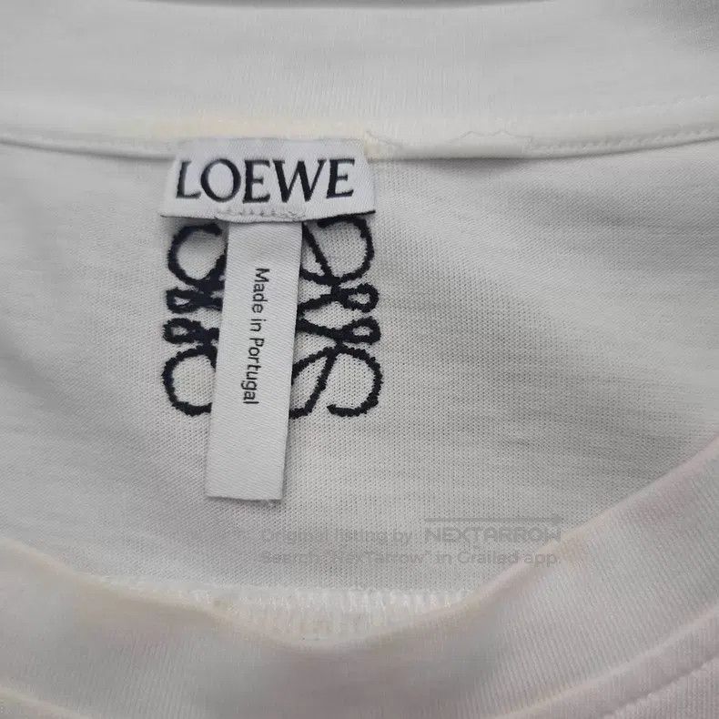 Loewe Loewe White Embroidered Logo Short Sleeve Size S / US 4 / IT 40 - 5 Thumbnail