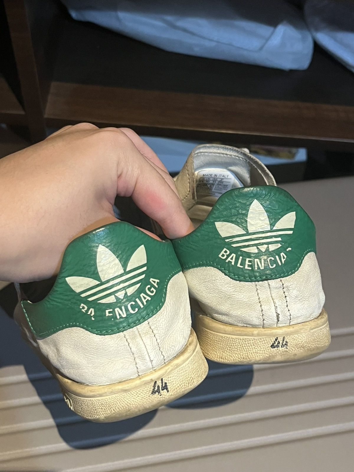 Adidas × Balenciaga Balenciaga Stan Smith White "Worn-Out" Size 11 Size US 11 / EU 44 - 9 Thumbnail