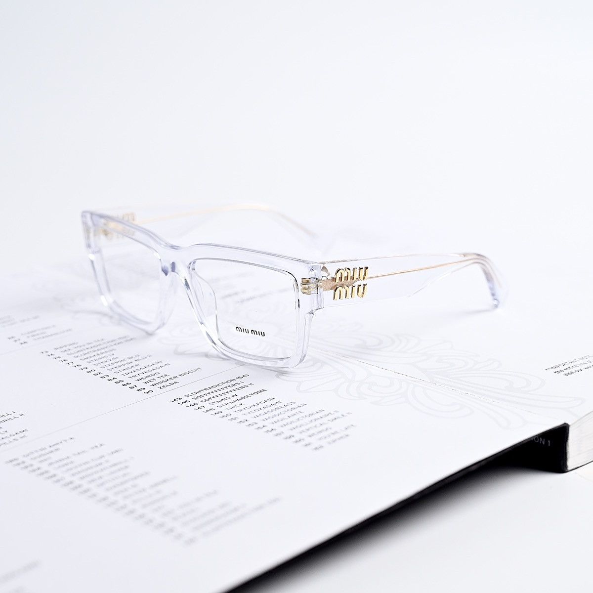 Miu Miu MIU MIU 0MU 02XV GLASSES Size ONE SIZE - 1 Thumbnail
