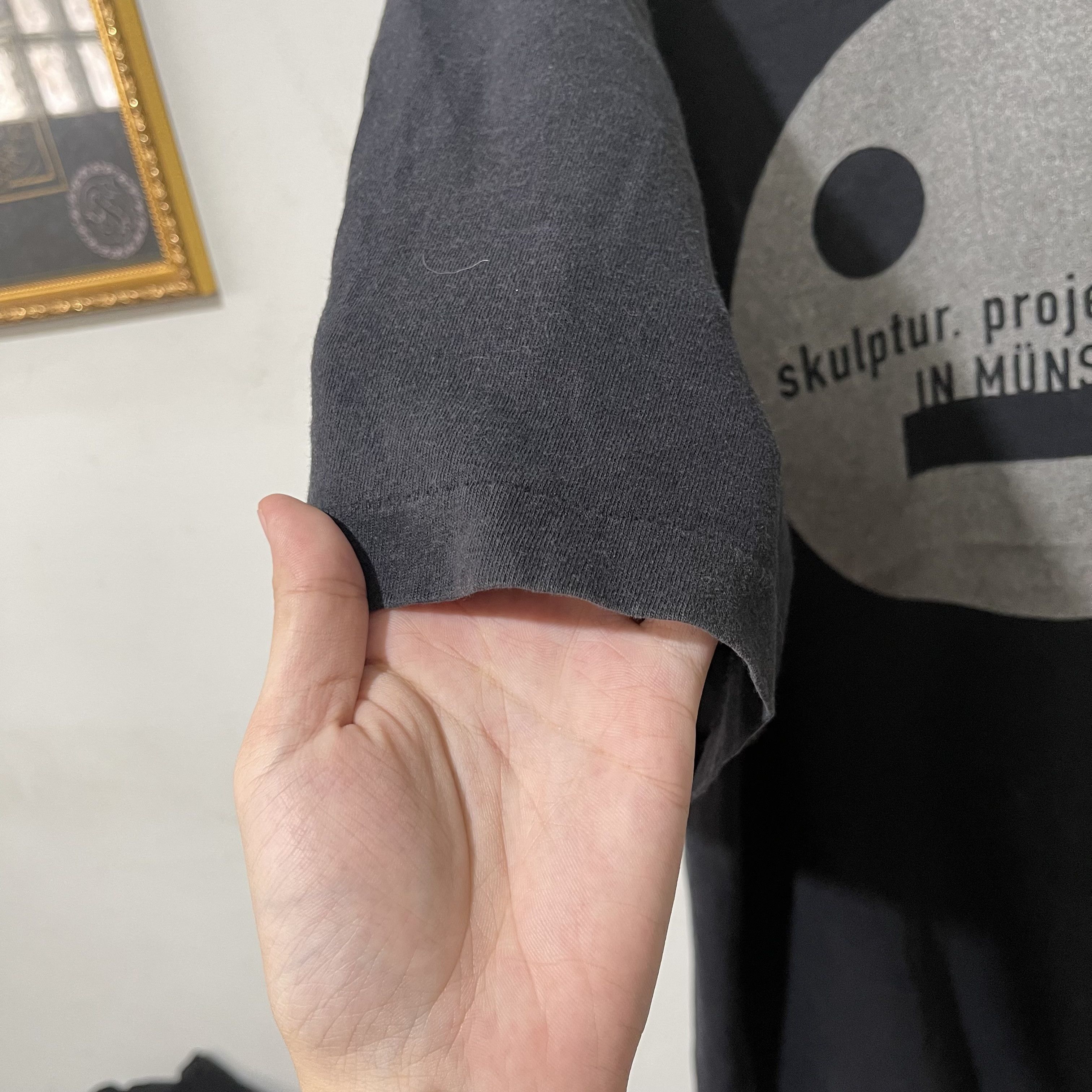 Vintage Vintage 1997 Skulptur Projekte Sculptures Shirt Size US XL / EU 56 / 4 - 4 Thumbnail