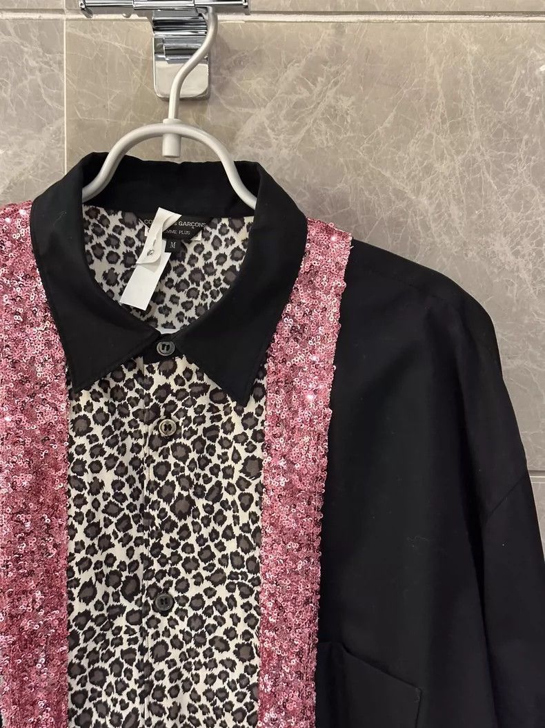 Comme des Garcons Comme des Garcons COMME des GARCON leopard sequined shirt- Size US M / EU 48-50 / 2 - 1 Thumbnail