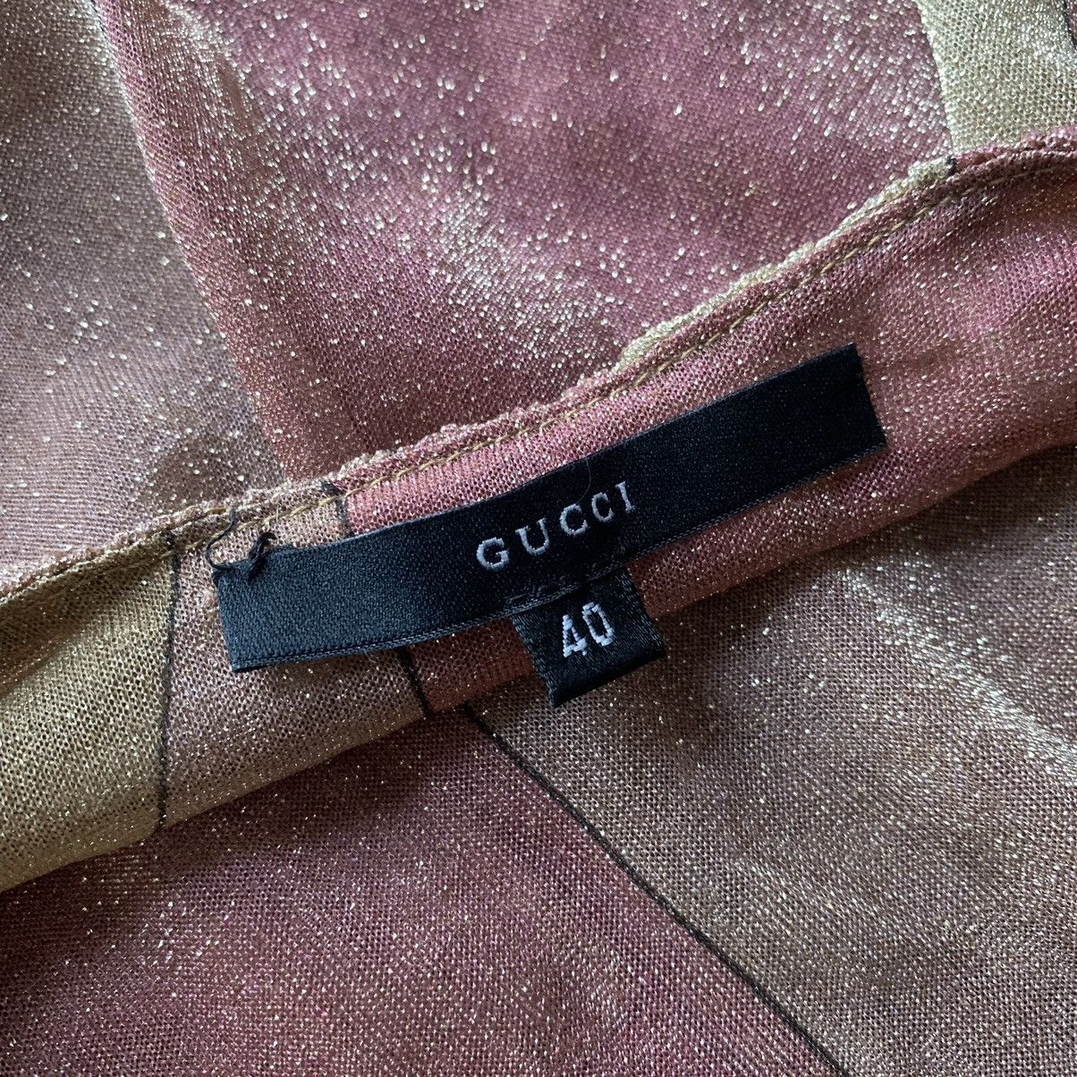 Gucci × Tom Ford Gucci Vneck Blouse Size S / US 4 / IT 40 - 4 Thumbnail