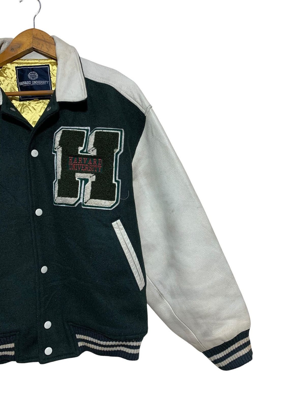Vintage 🔥VTG HARVARD UNIVERSITY VARSITY JACKETS WOOL/LEATHER Size US M / EU 48-50 / 2 - 7 Thumbnail
