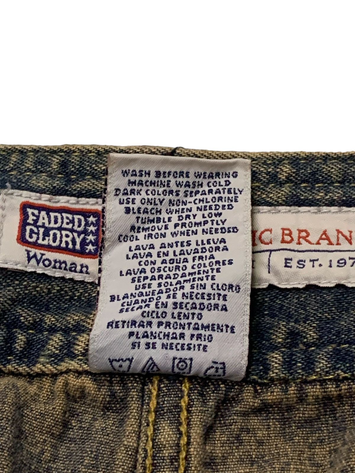 Faded Glory Faded Glory Up cycle Flared Hybrid Jeans Size US 34 / EU 50 - 15 Thumbnail