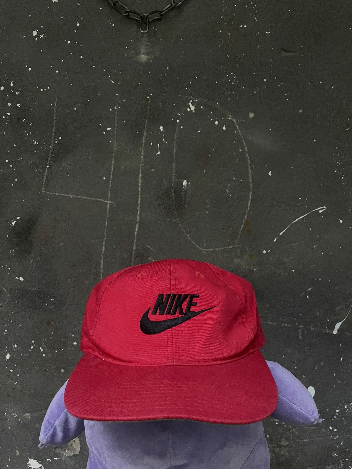 Nike Nike Vintage 80’s Red Cap Y2K Center Logo Size ONE SIZE - 1 Thumbnail