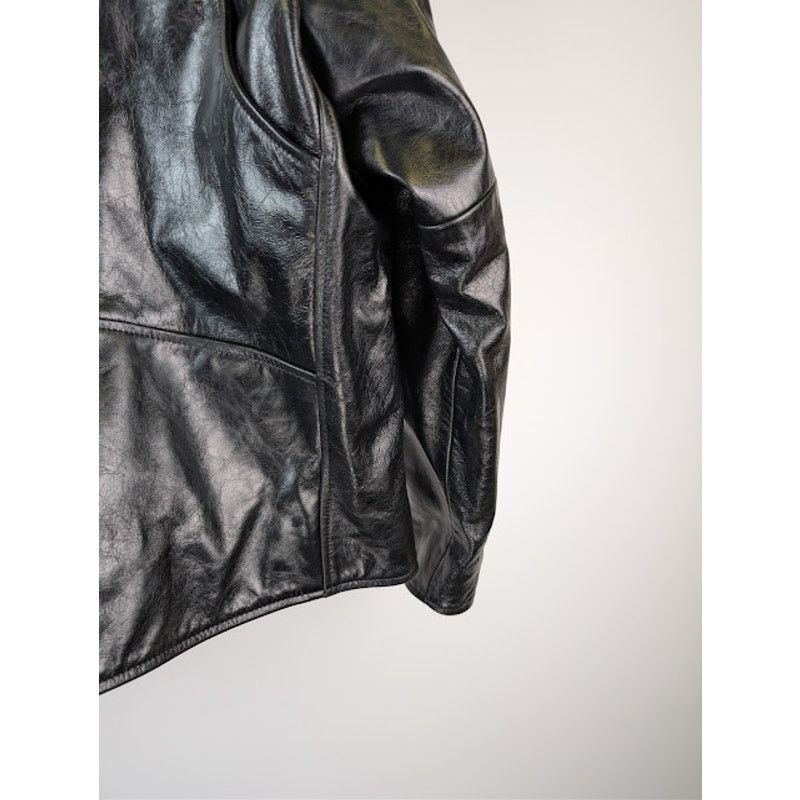 Dries Van Noten o1rshd1 Vintage Lodz Leather Biker Jacket in Black Size US M / EU 48-50 / 2 - 17 Thumbnail