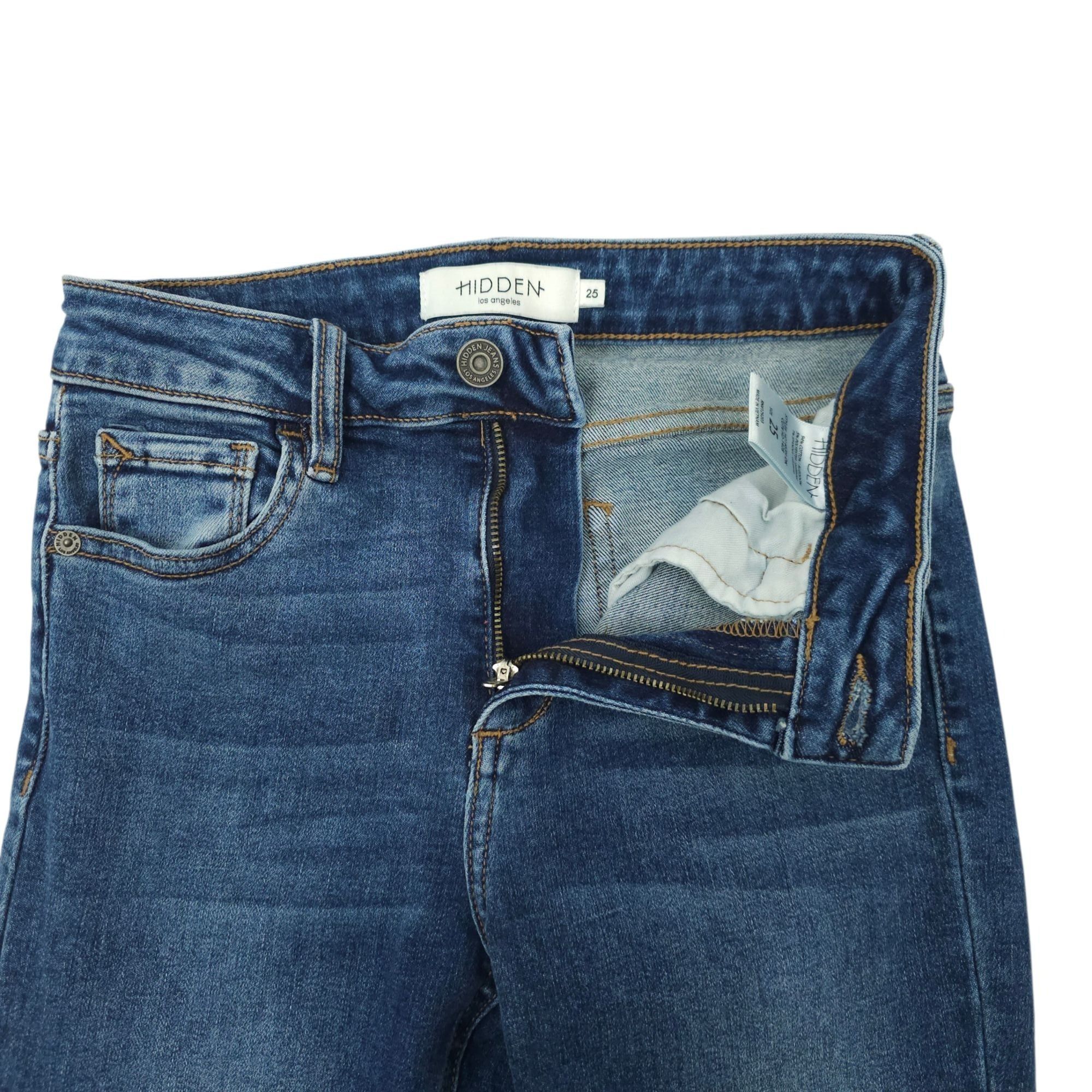 HIDDEN Hidden Los Angeles Skinny Jeans Womens 25 MId Rise Medium Wa Size 25" / US 0 / IT 36 - 7 Thumbnail