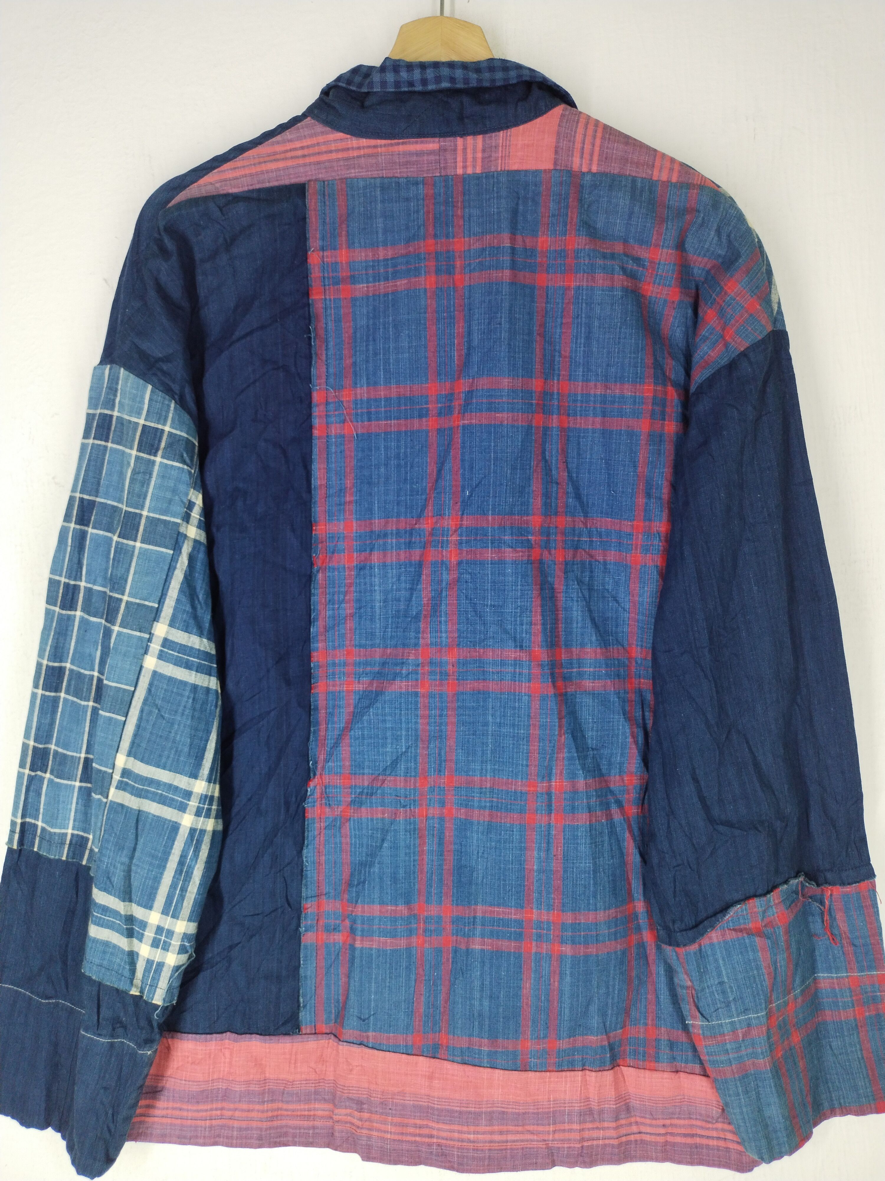 Blue Blue Japan Vintage Blue/Blue Patchwork Jacket Size US M / EU 48-50 / 2 - 11 Thumbnail