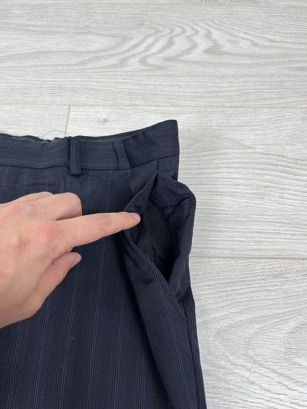 Paul Smith Paul Smith Vintage 2006 Blue Striped Wool Suit Blazer Pants Size 46R - 15 Thumbnail