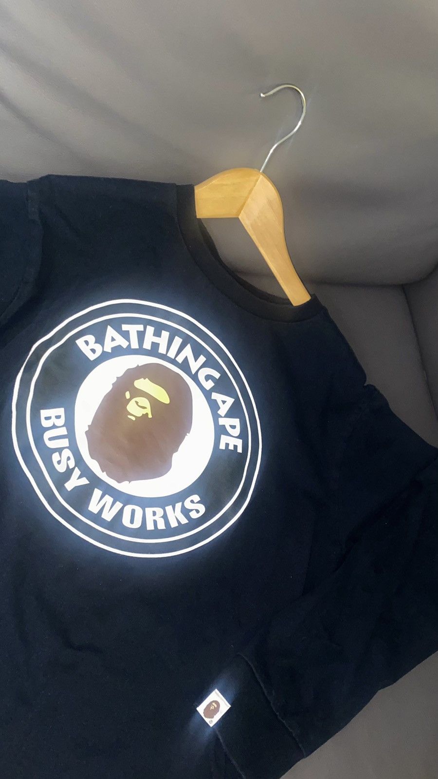 Bape Busy Works L/S Tee (2016) Size US M / EU 48-50 / 2 - 4 Thumbnail