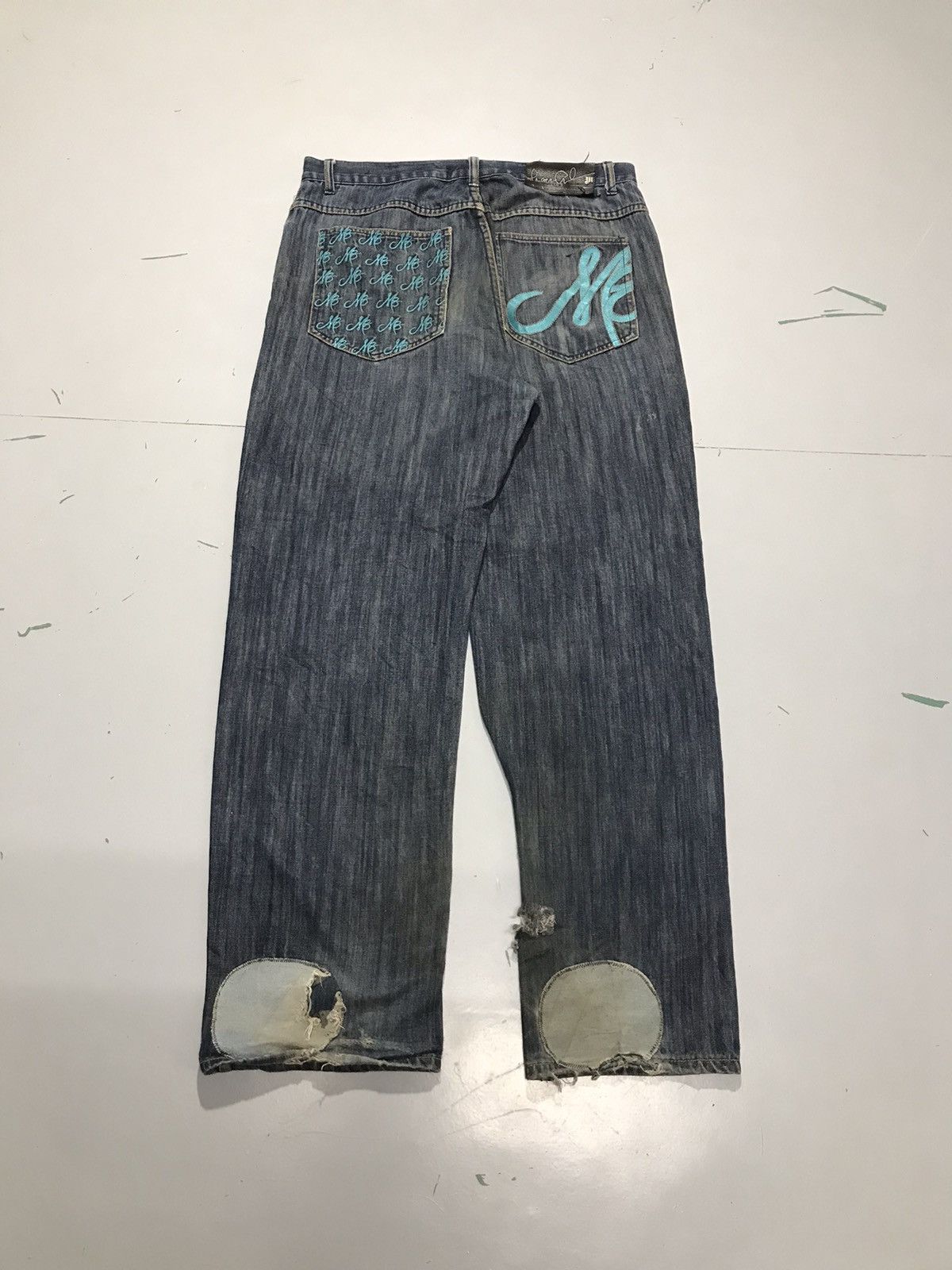 Makaveli Vintage makaveli embroidered denim Size US 36 / EU 52 - 2 Thumbnail