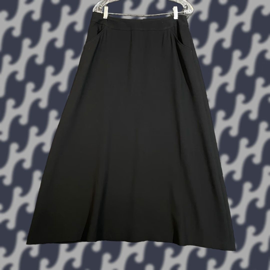 Jones New York Jones New York Black Maxi Skirt Formal Women 12 Pockets Career Business Casual Long Skirt Women Size 34" / US 12 / IT 48 - 1 Thumbnail