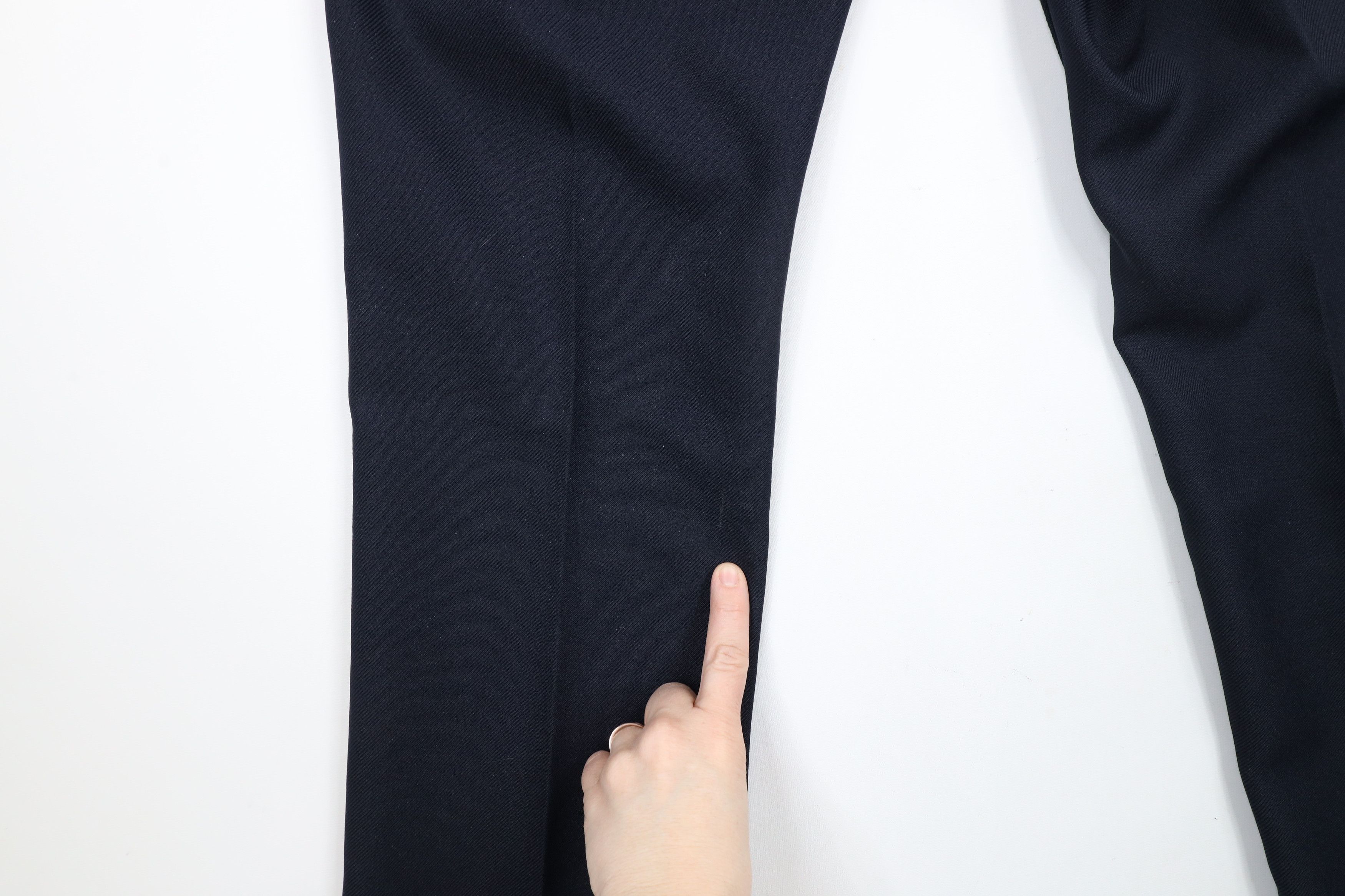 Vintage × Wrangler Vintage 90s Wrangler Flared Bootcut Chino Pants Navy Blue Size US 30 / EU 46 - 11 Thumbnail