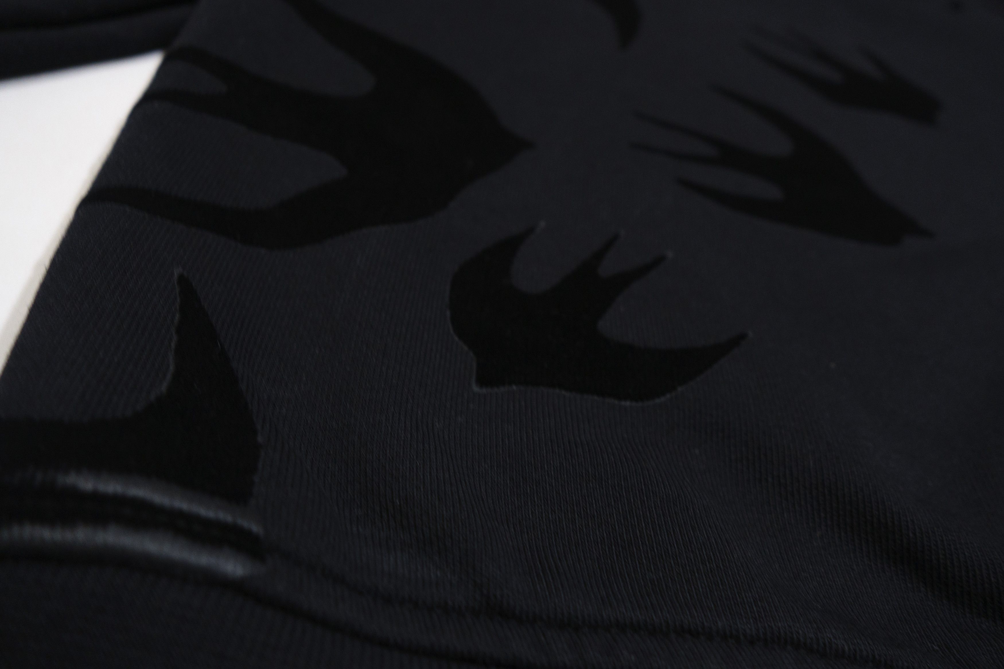 Alexander McQueen Birds Velour Logos Monogram Sweatshirt Size US XXS / EU 40 - 5 Thumbnail