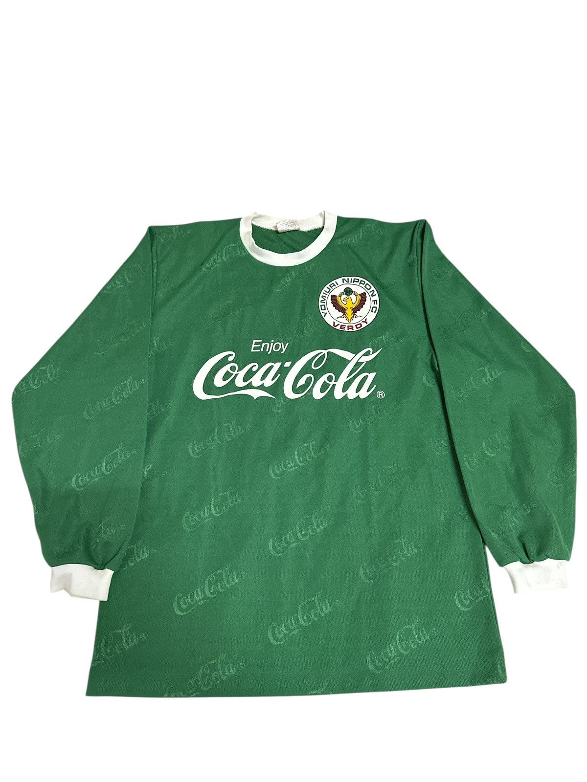 Vintage Vintage Jersey Coca Cola Japan Fc Long Sleeve. Size US L / EU 52-54 / 3 - 1 Thumbnail